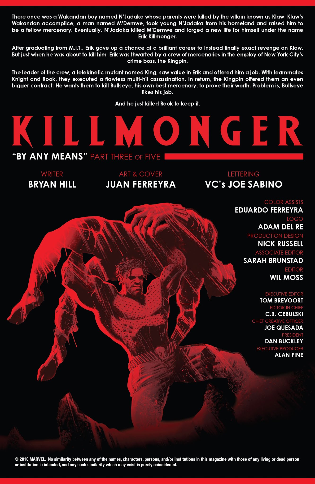 Read online Killmonger comic -  Issue #3 - 3