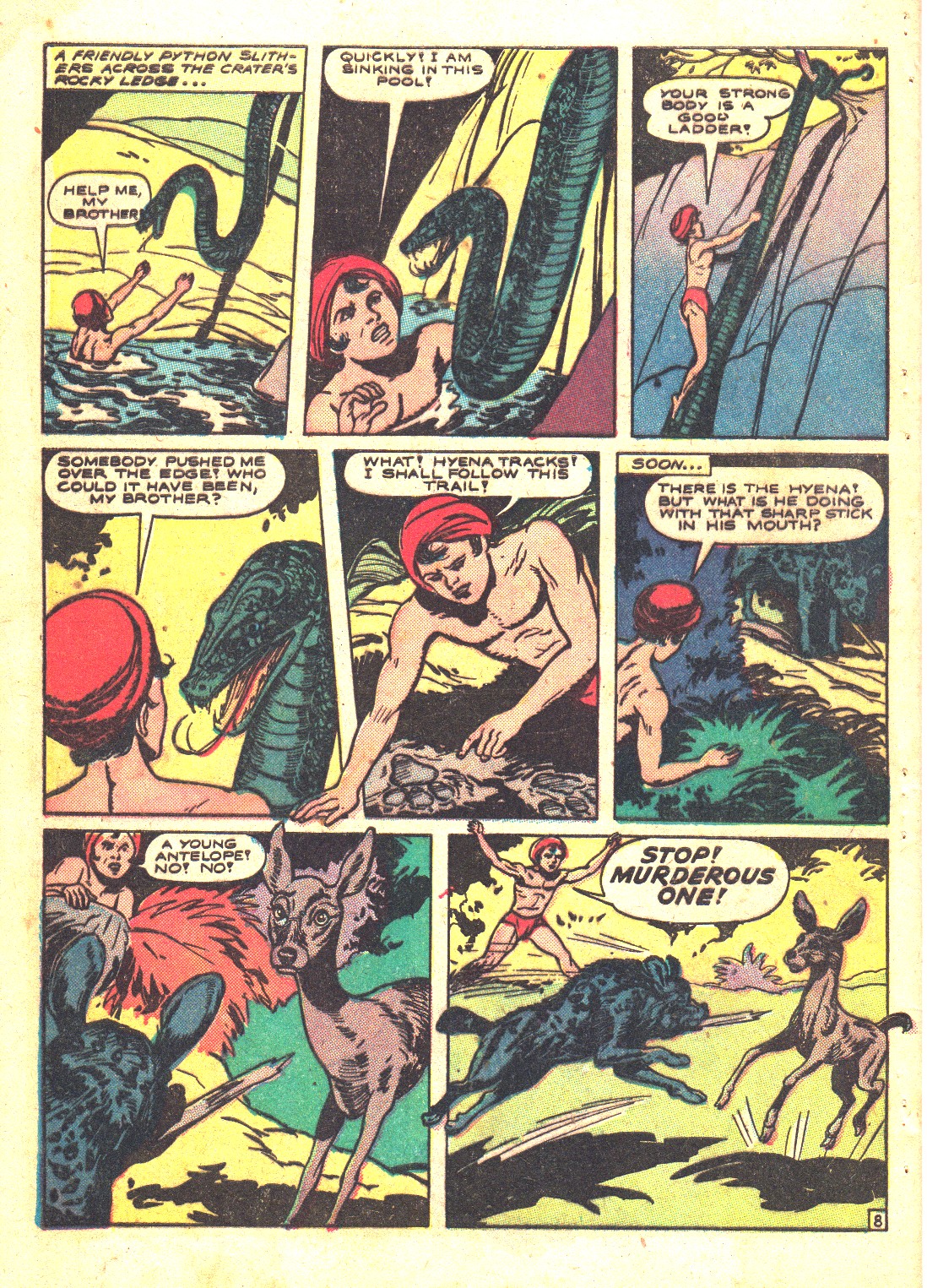 Read online Wambi Jungle Boy comic -  Issue #5 - 32