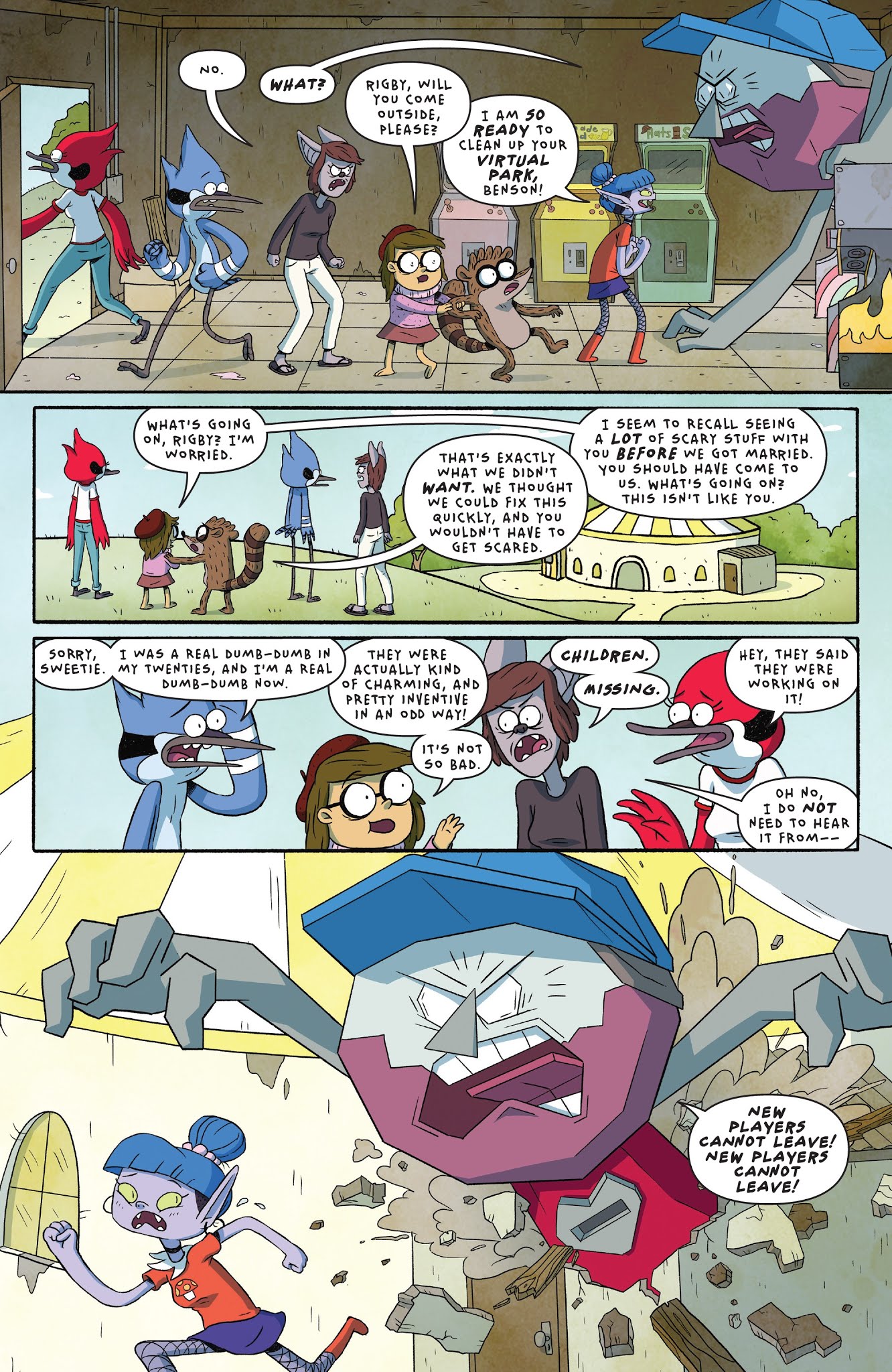 Read online Regular Show: 25 Years Later comic -  Issue #5 - 6
