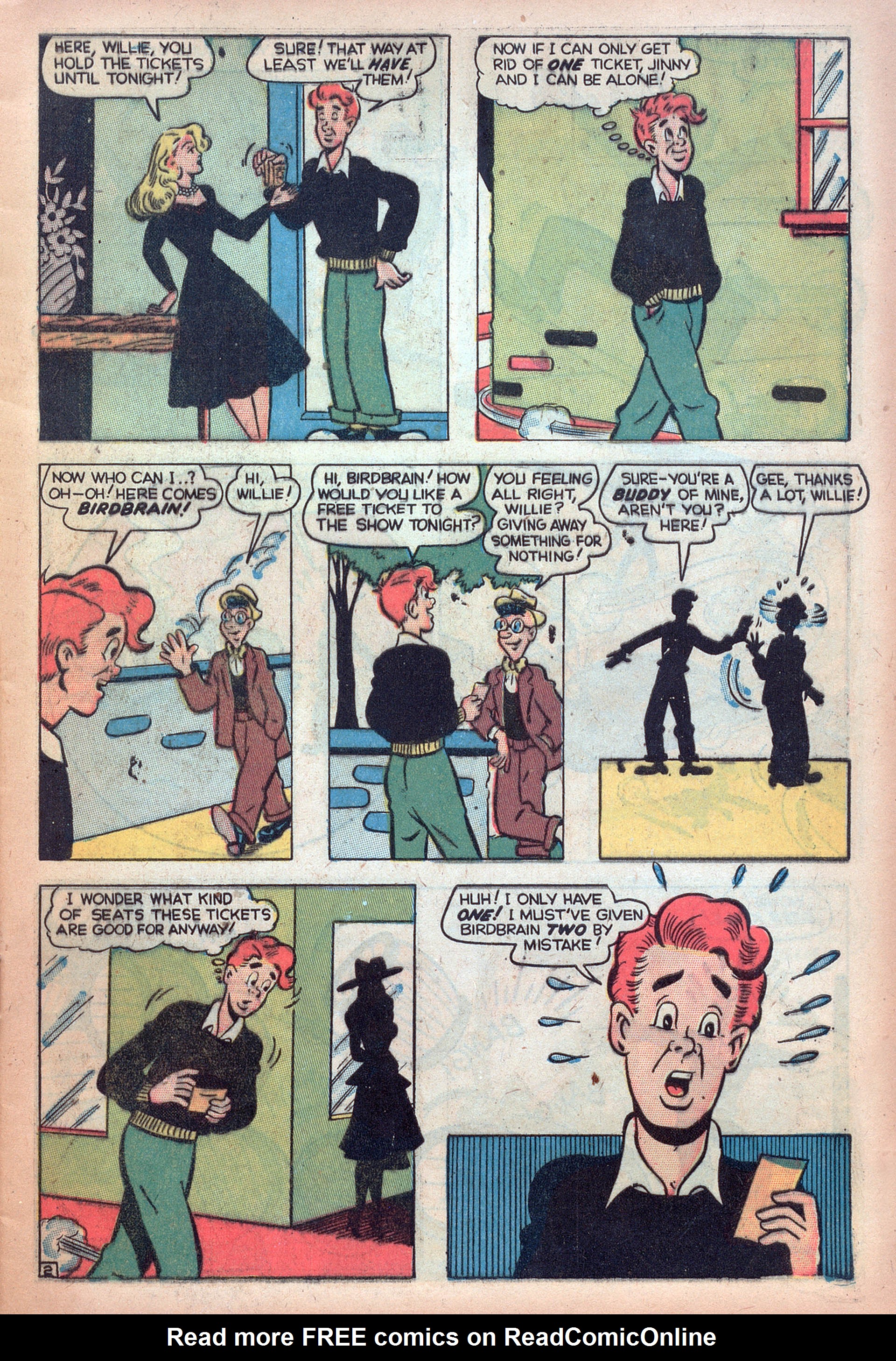 Read online Willie Comics (1946) comic -  Issue #14 - 11