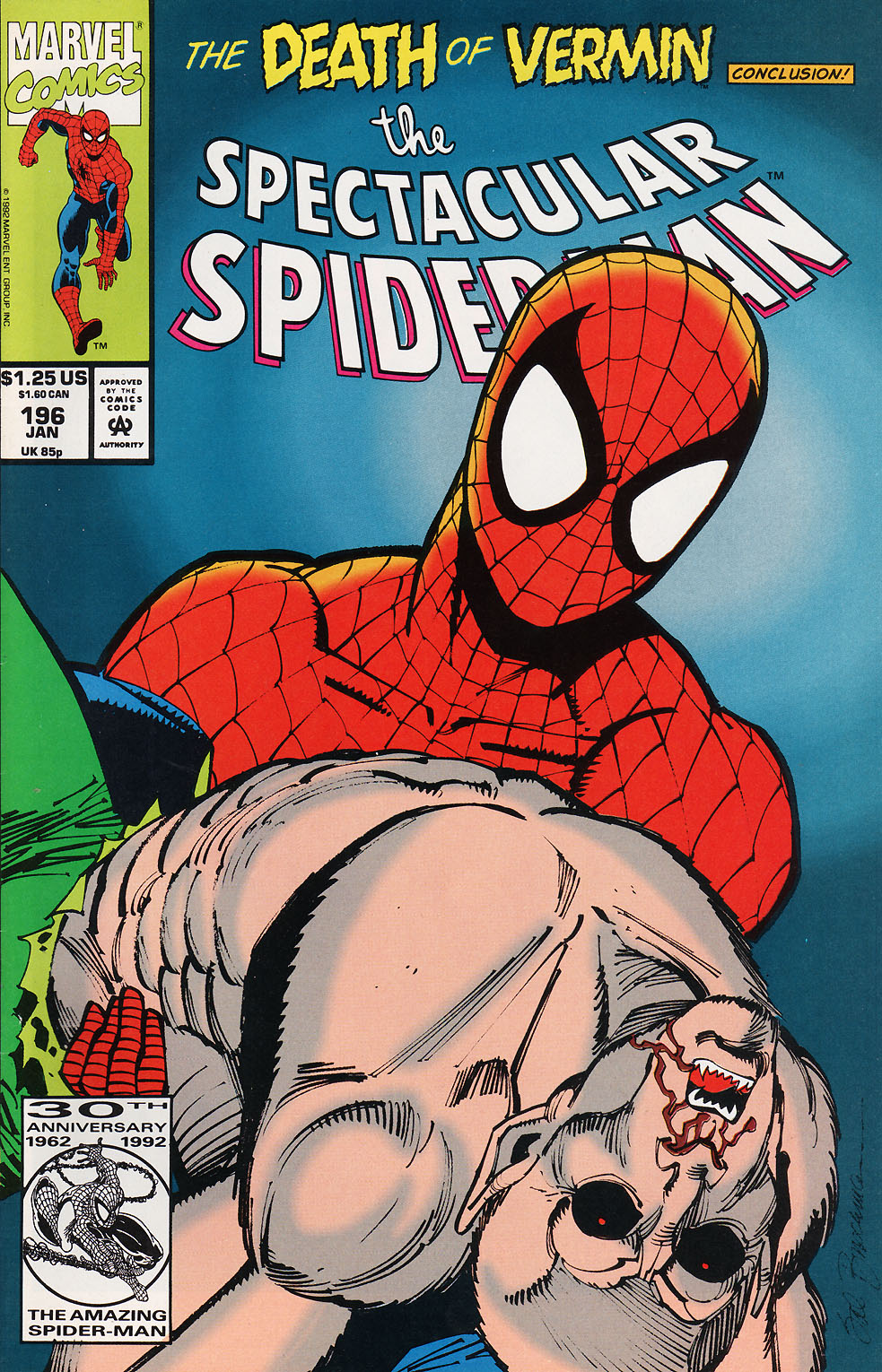 Read online The Spectacular Spider-Man (1976) comic -  Issue #196 - 1