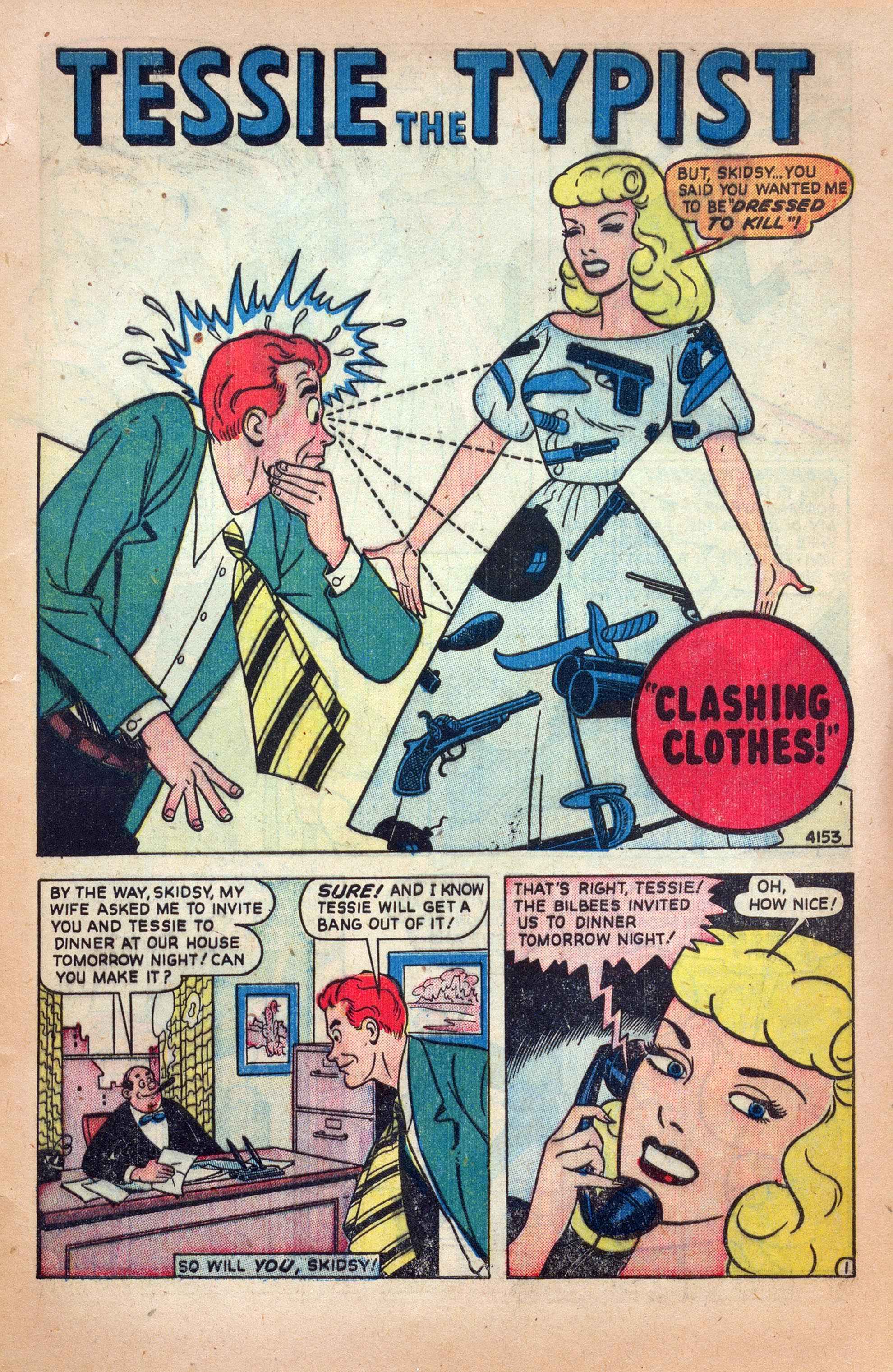 Read online Tessie the Typist comic -  Issue #21 - 45