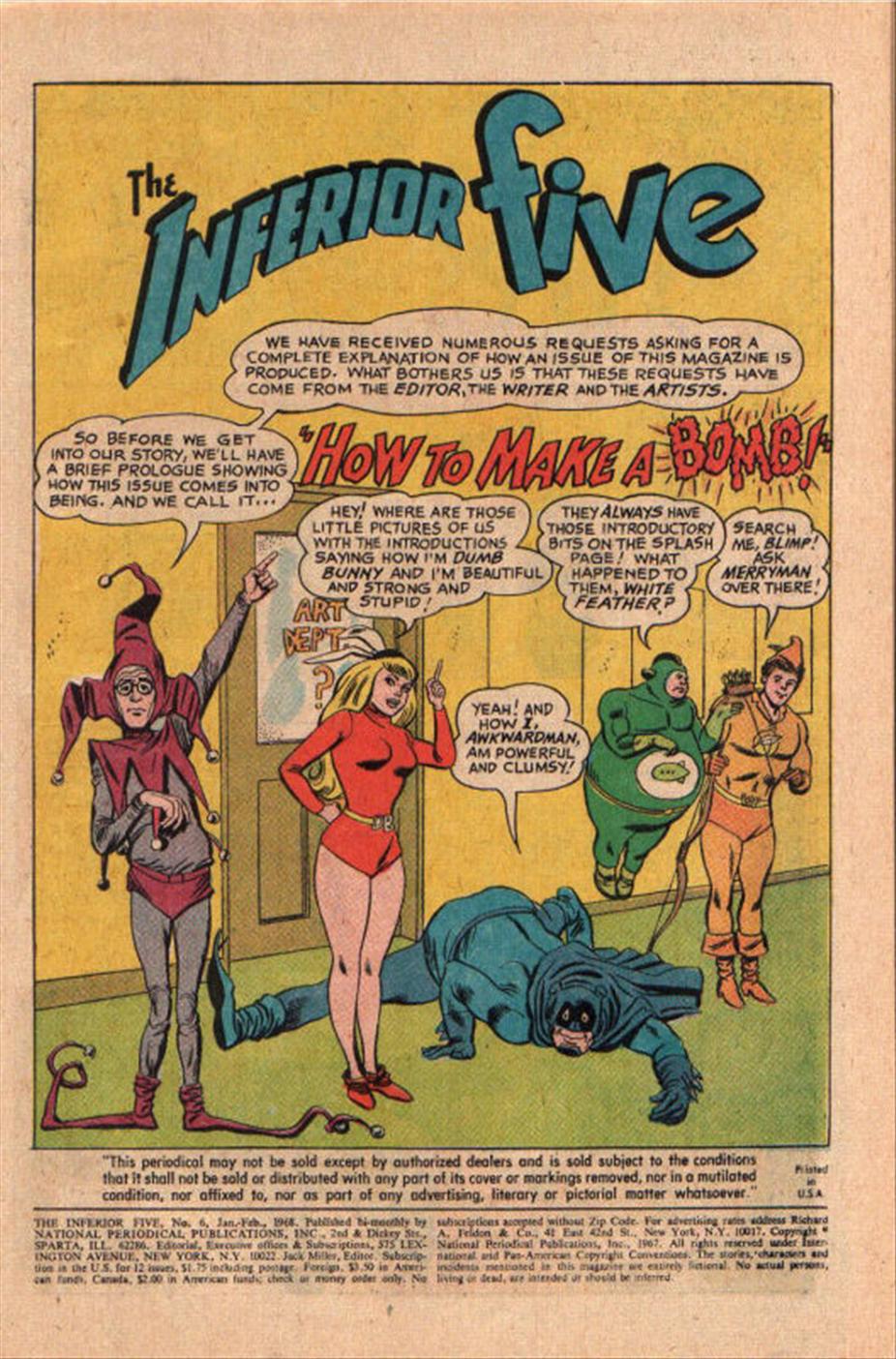 Read online The Inferior Five comic -  Issue #6 - 3