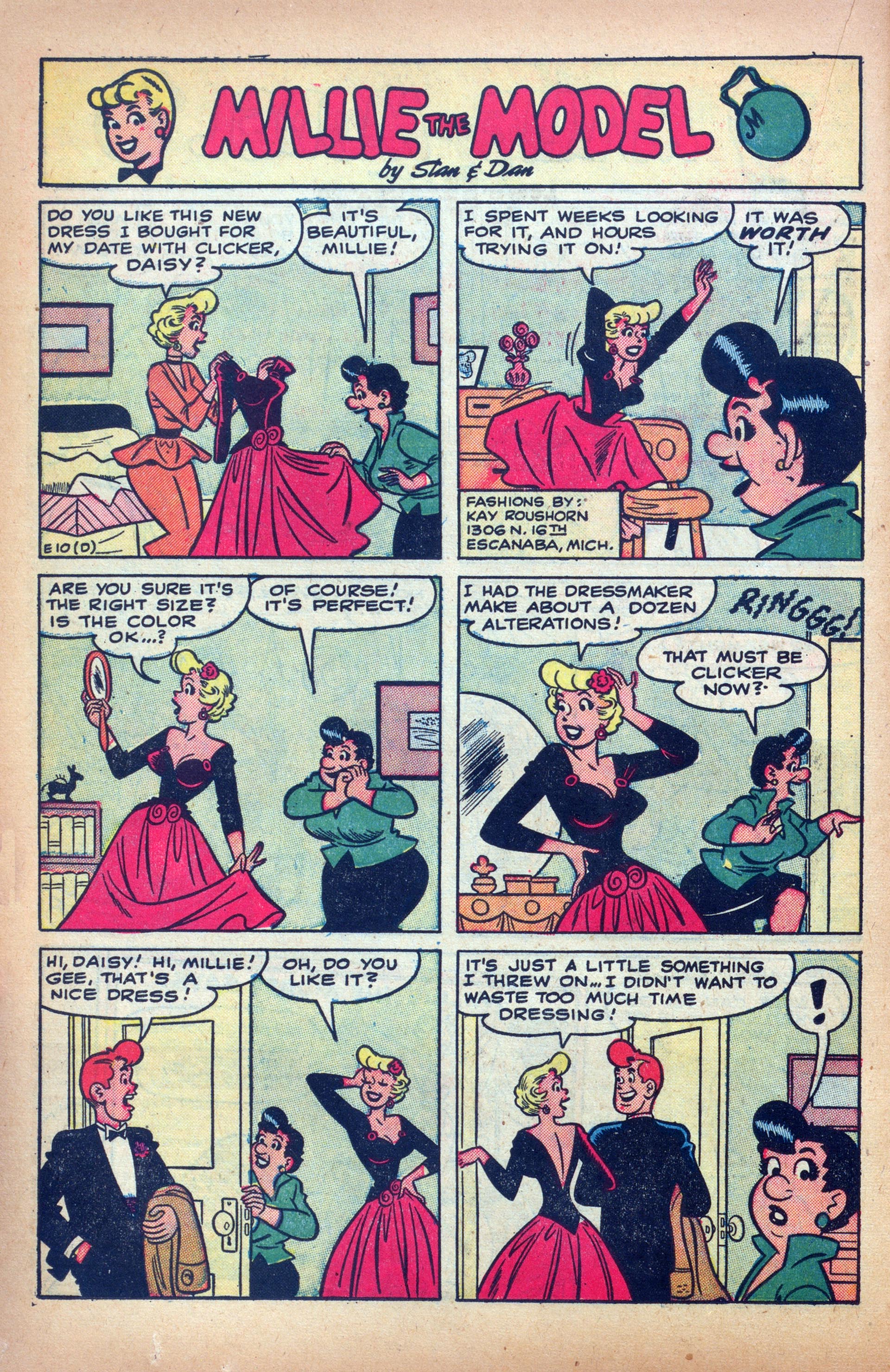 Read online Millie the Model comic -  Issue #54 - 22
