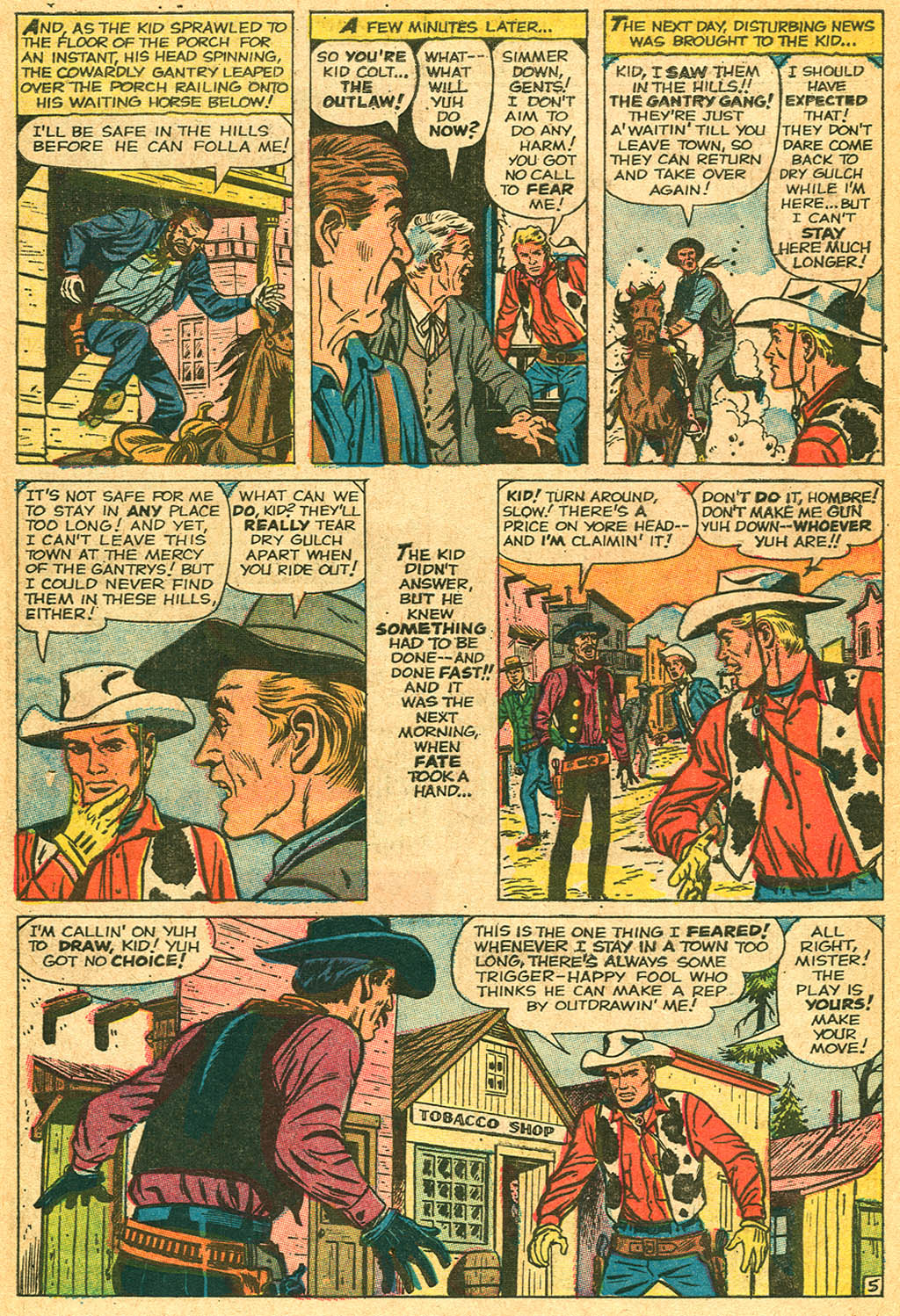 Read online Kid Colt Outlaw comic -  Issue #132 - 62