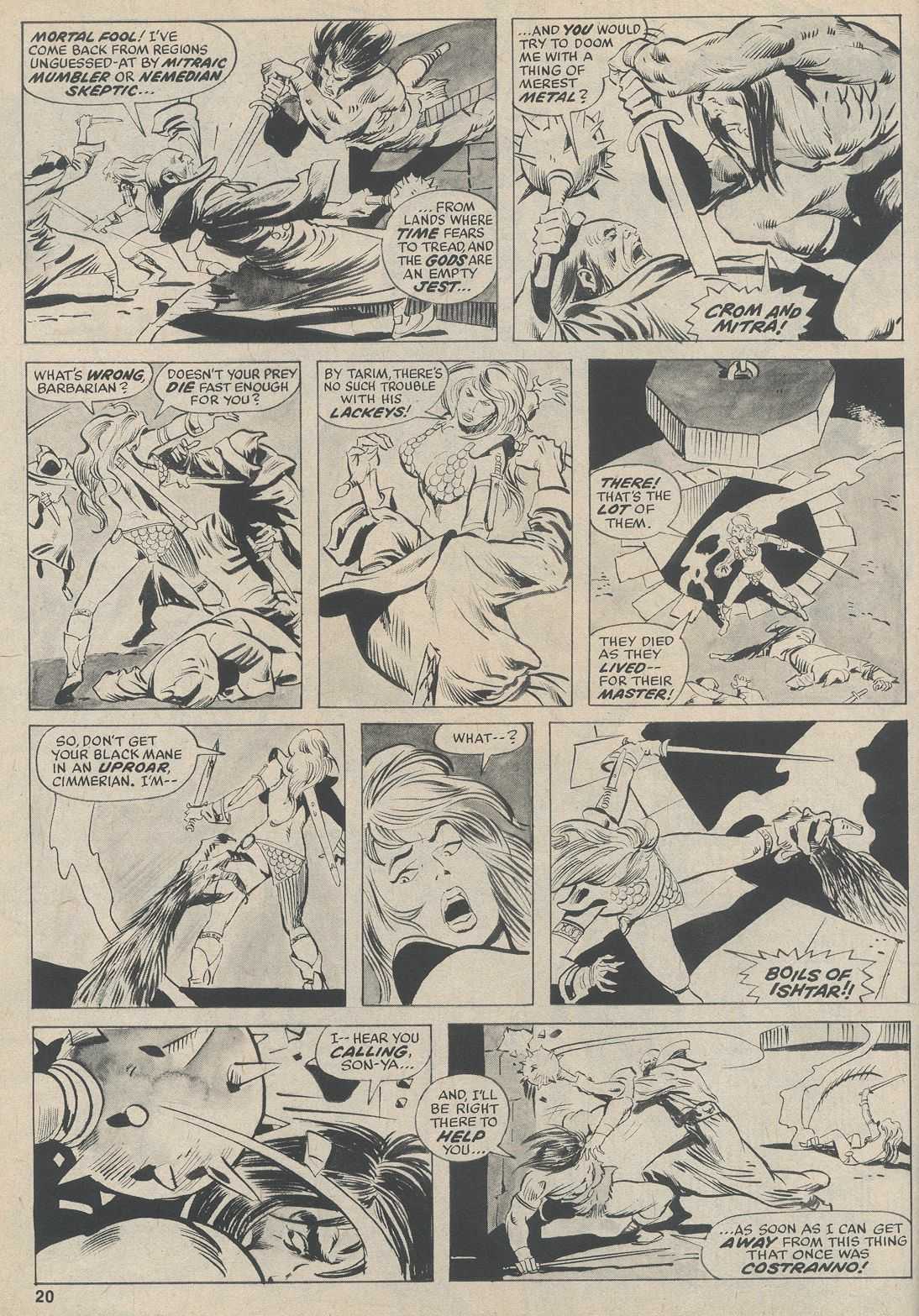 Read online The Savage Sword Of Conan comic -  Issue #1 - 20