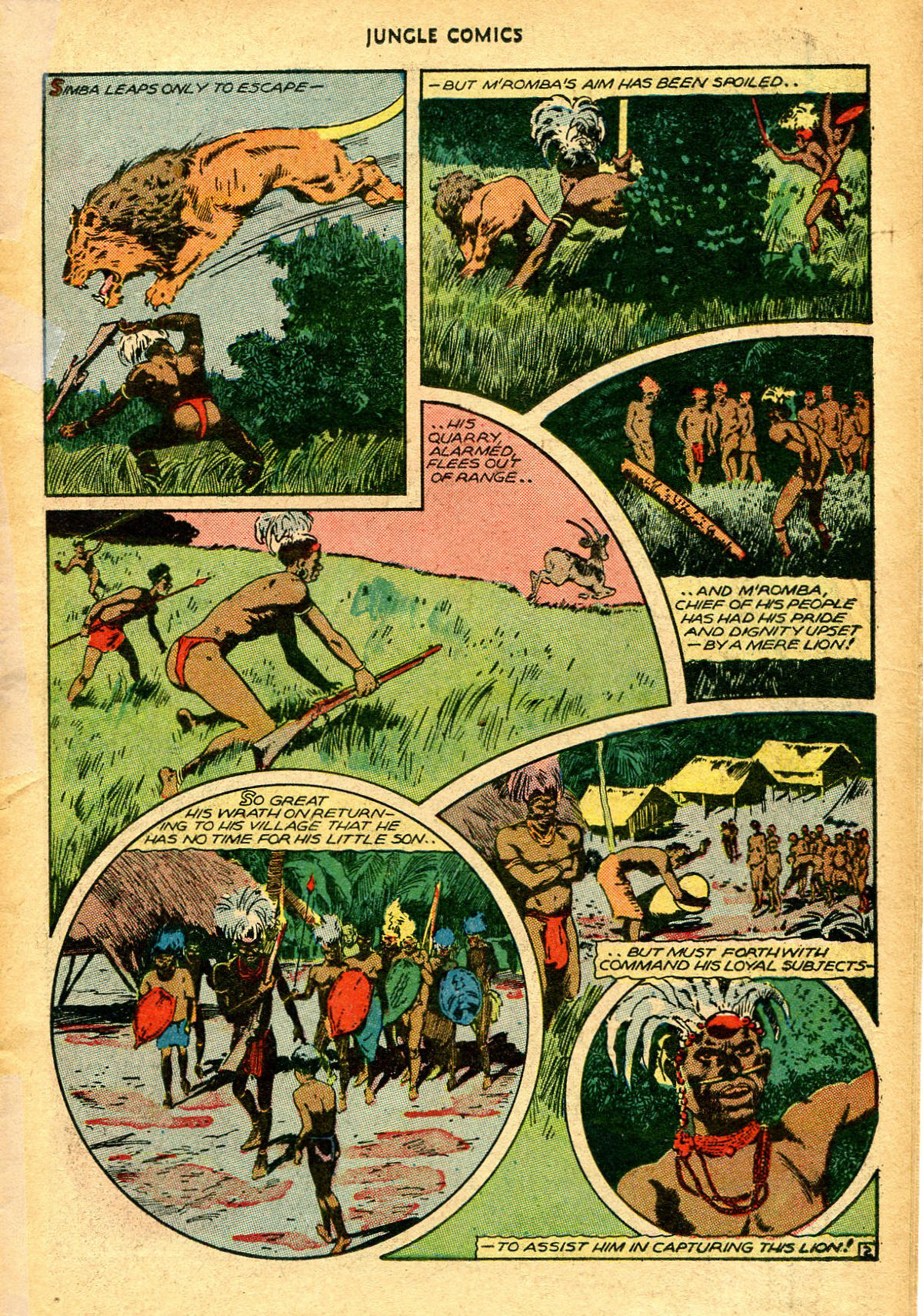 Read online Jungle Comics comic -  Issue #76 - 16