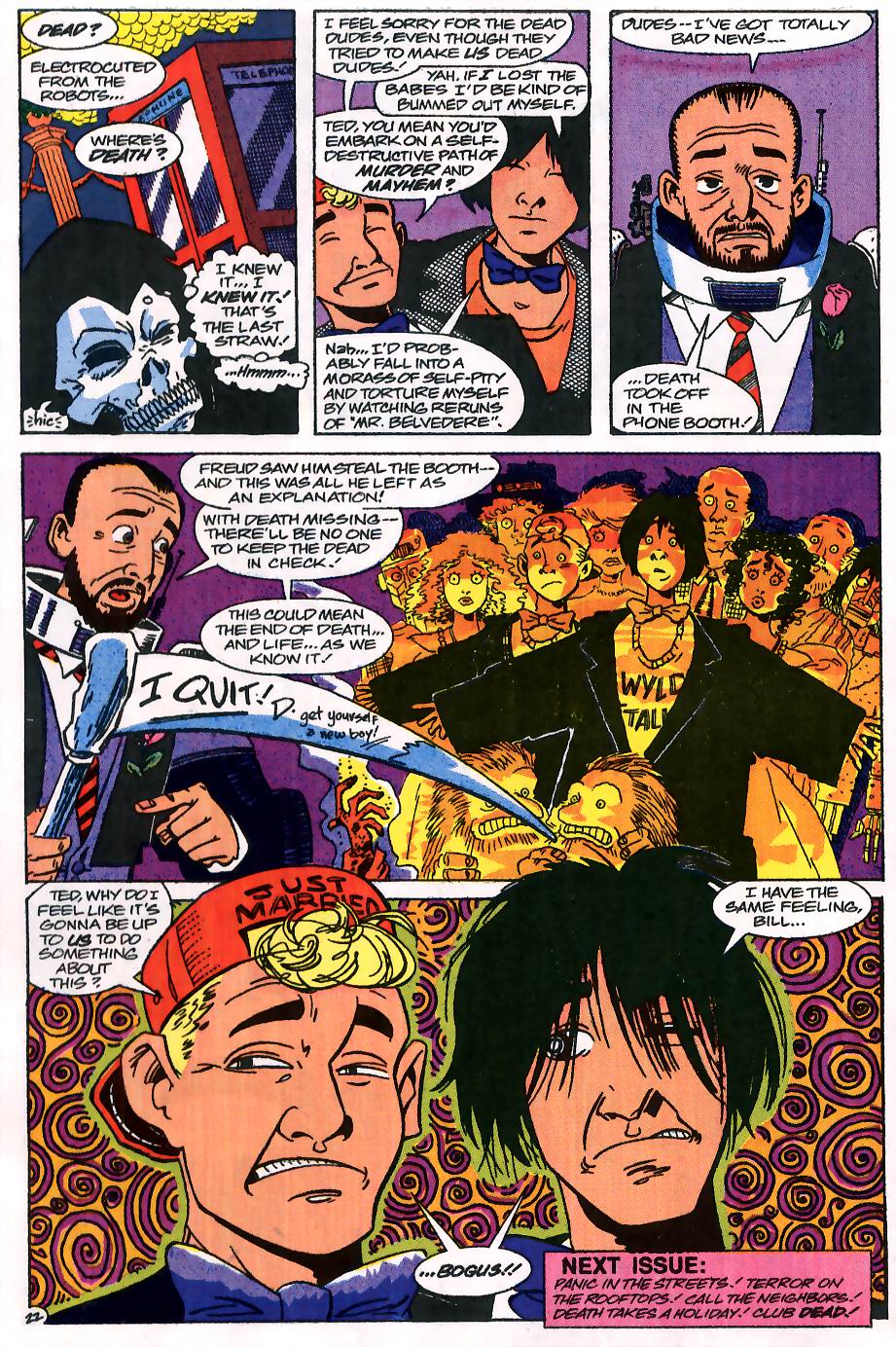 Read online Bill & Ted's Excellent Comic Book comic -  Issue #1 - 23
