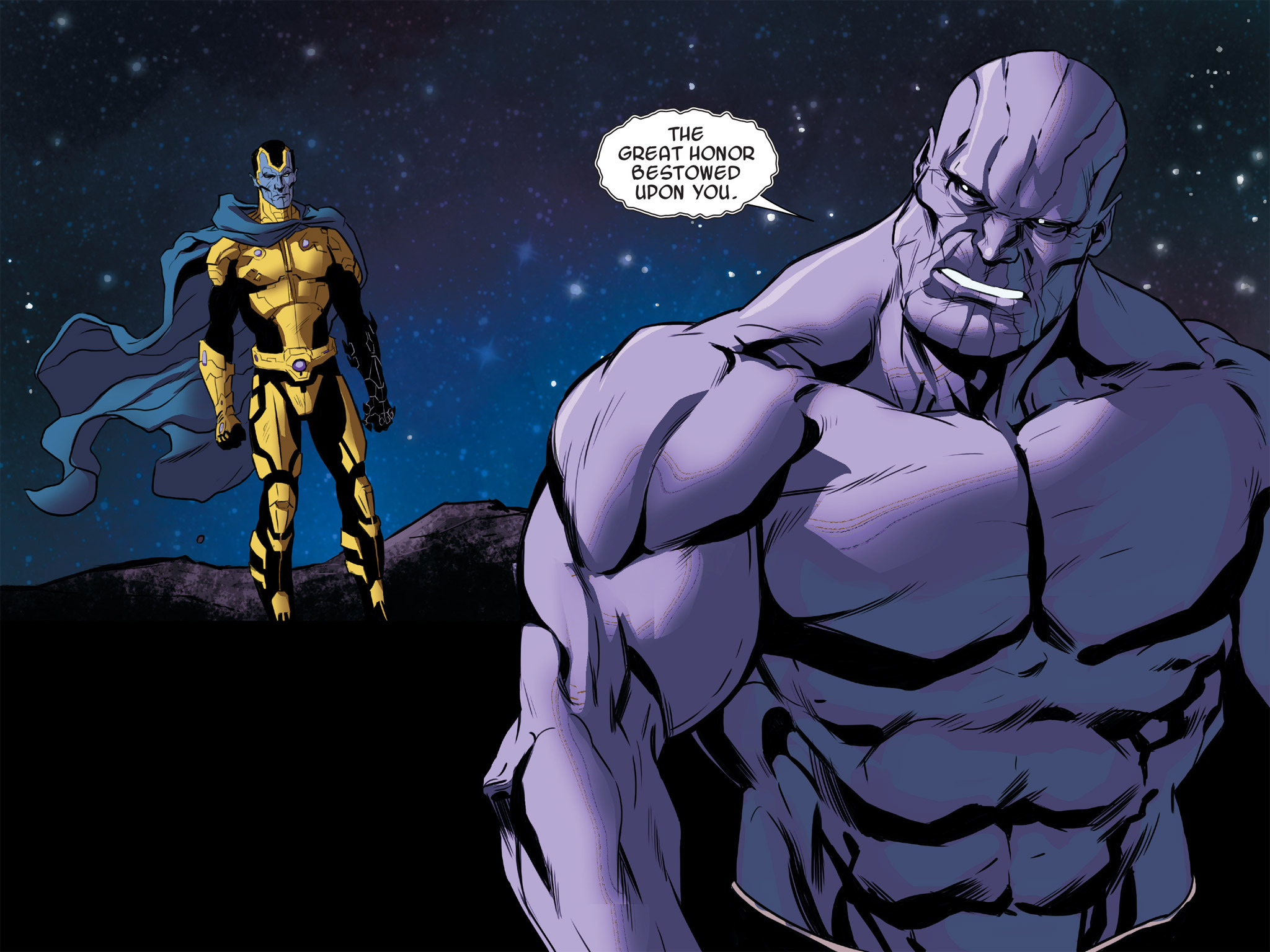 Read online Thanos: A God Up There Listening comic -  Issue # TPB - 339
