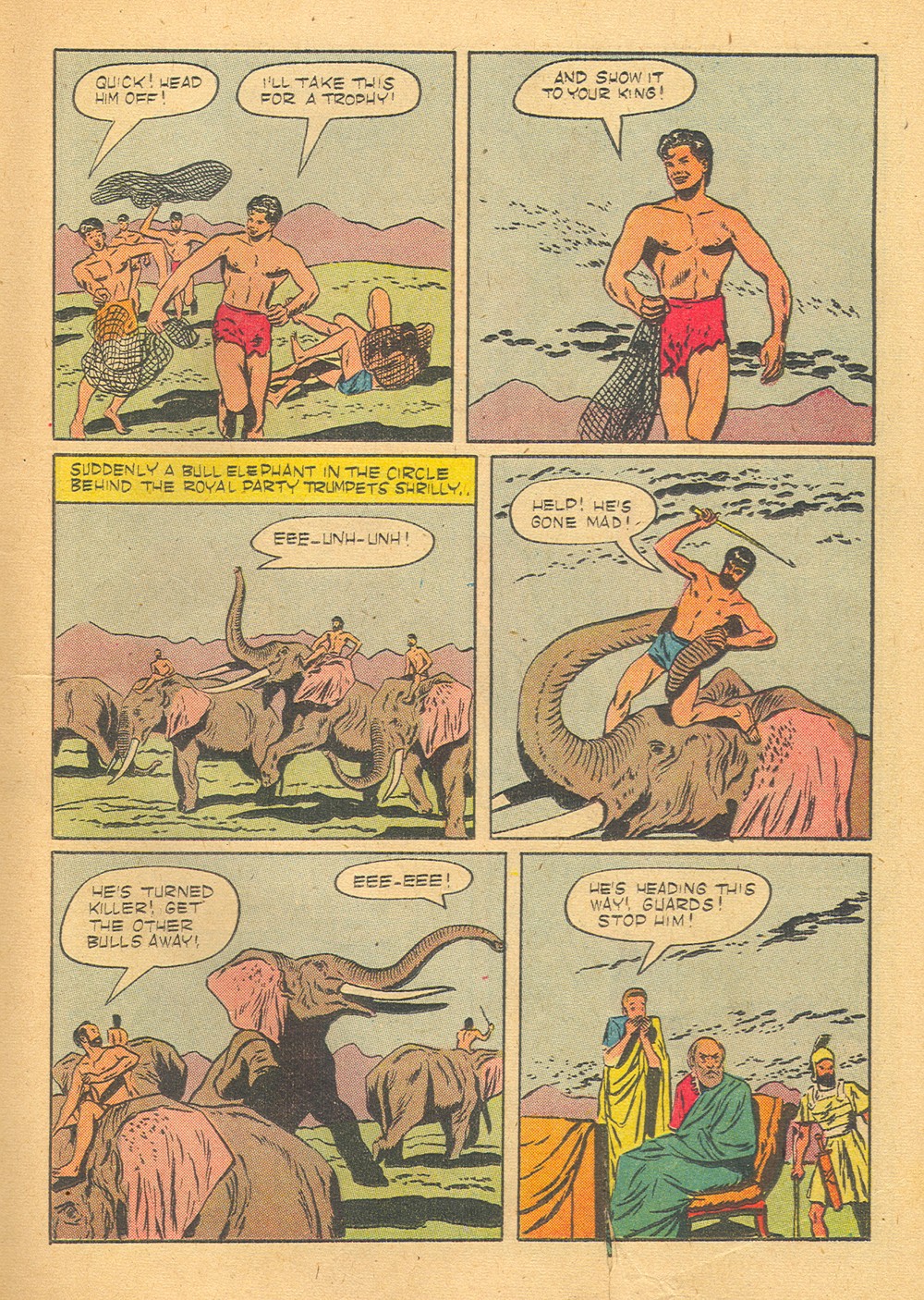 Read online Tarzan (1948) comic -  Issue #19 - 19