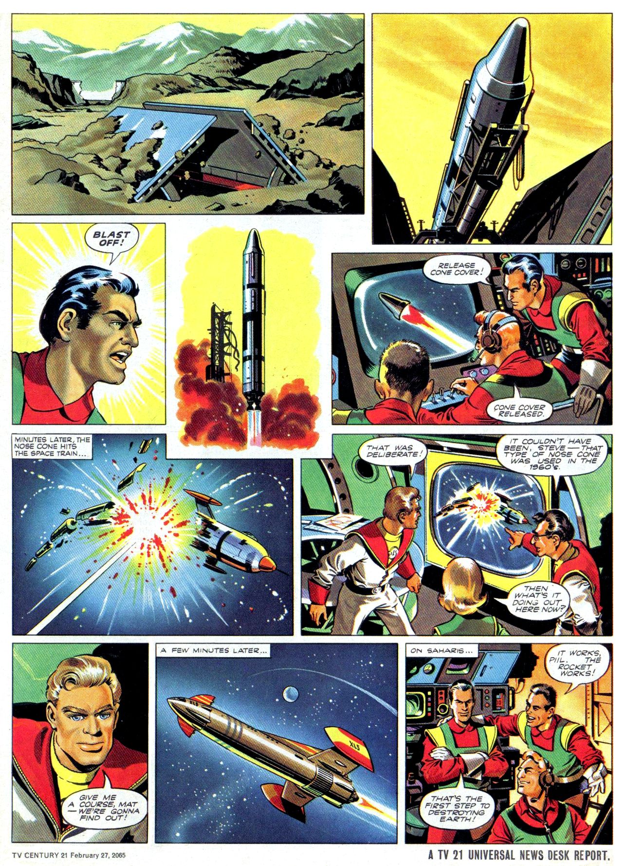Read online TV Century 21 (TV 21) comic -  Issue #6 - 5