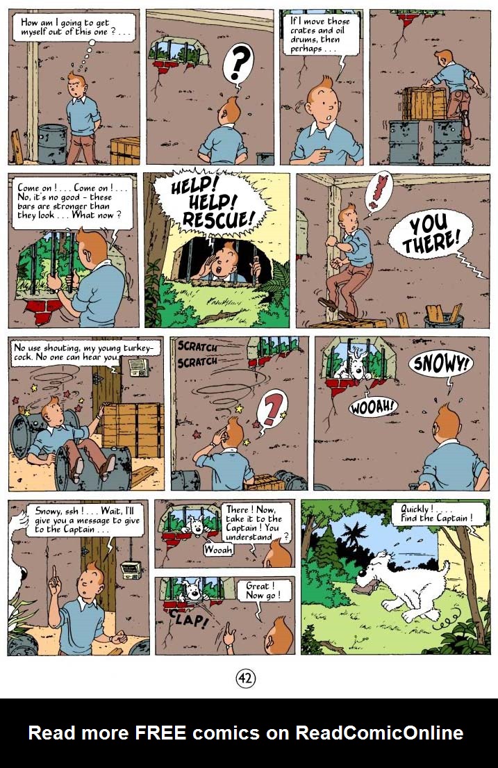 Read online The Adventures of Tintin comic -  Issue #24 - 45