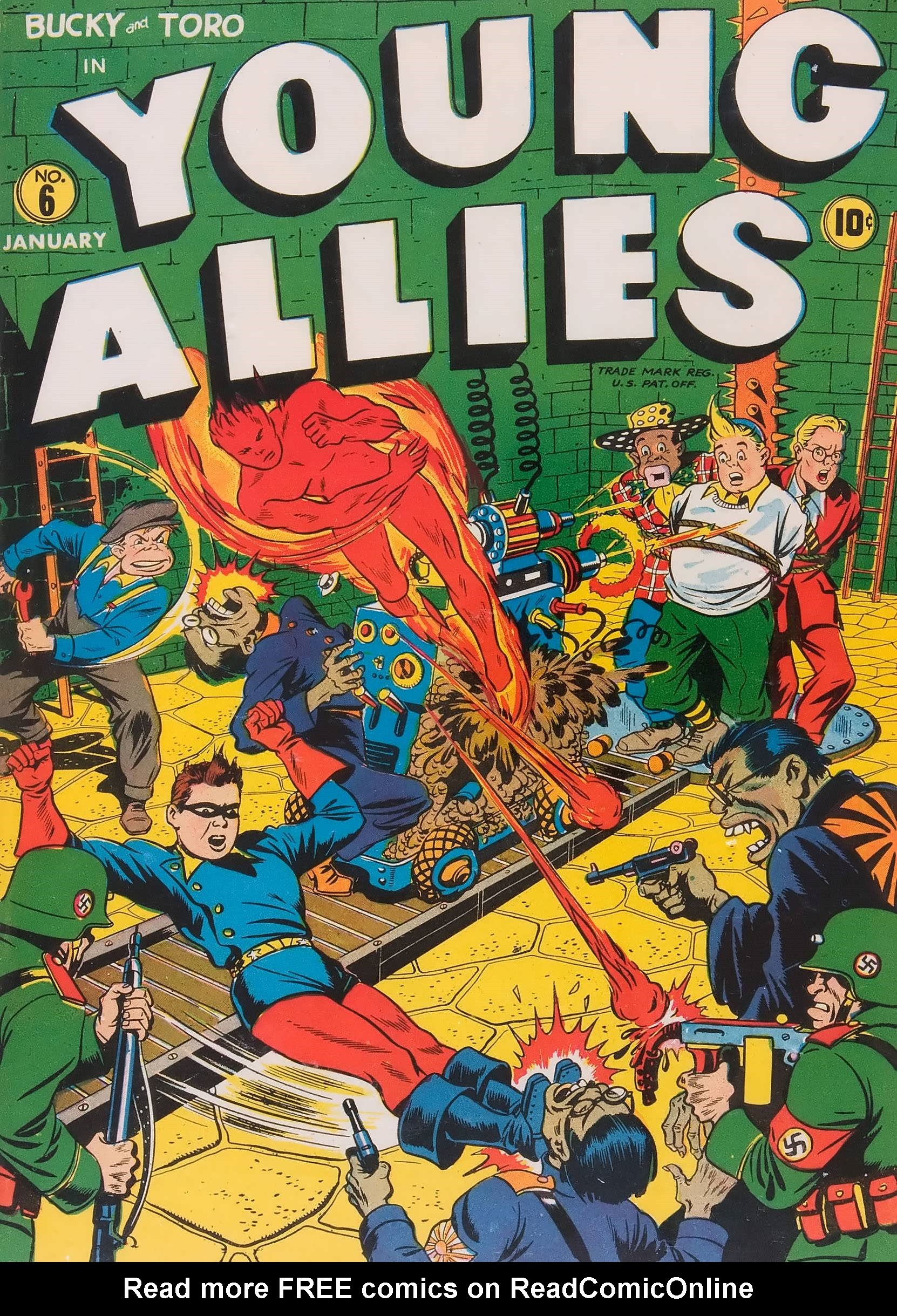 Read online Young Allies Comics comic -  Issue #6 - 1