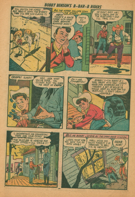 Read online Bobby Benson's B-Bar-B Riders comic -  Issue #10 - 14