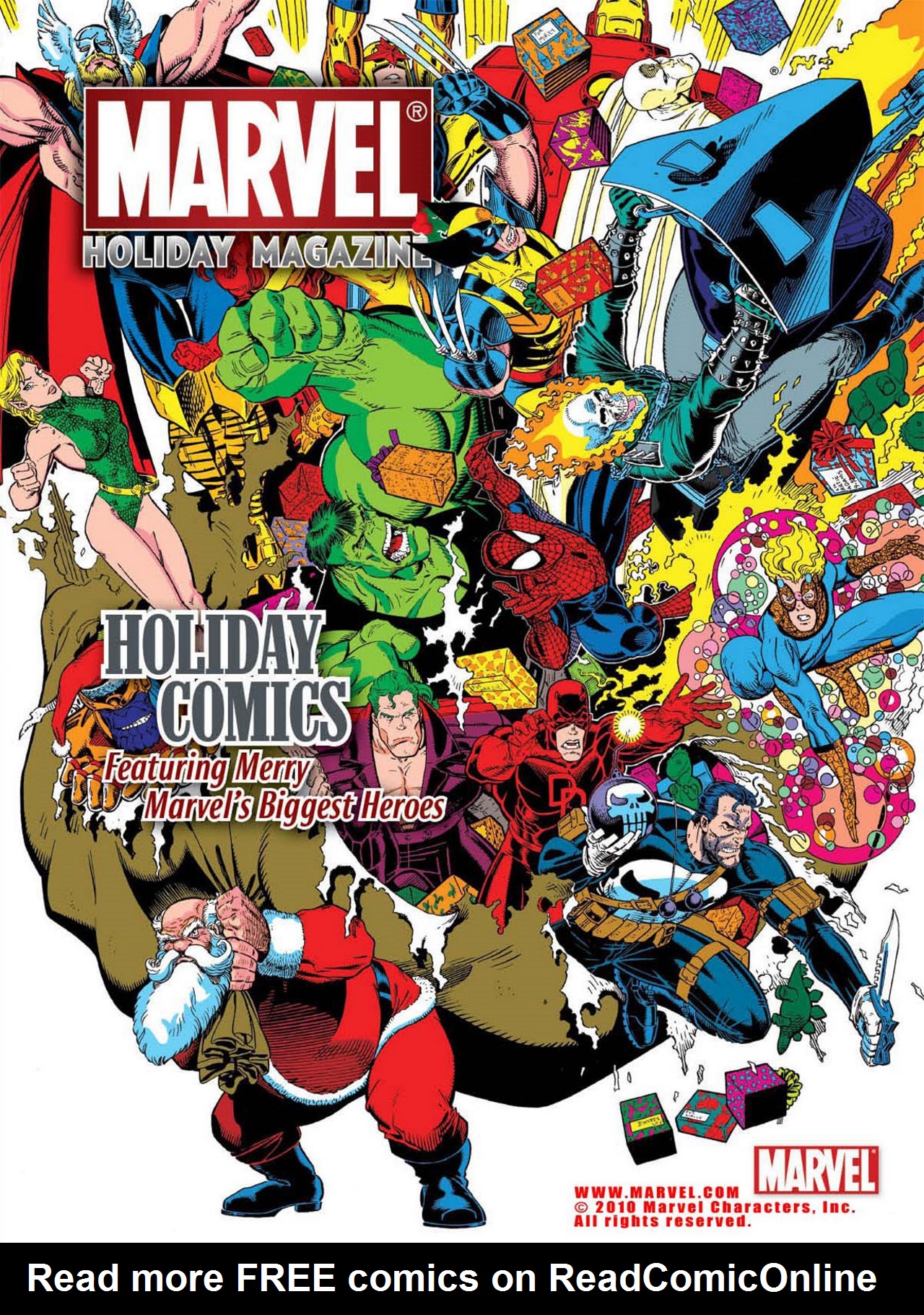 Read online Marvel Holiday Magazine 2010 comic -  Issue #2 - 1