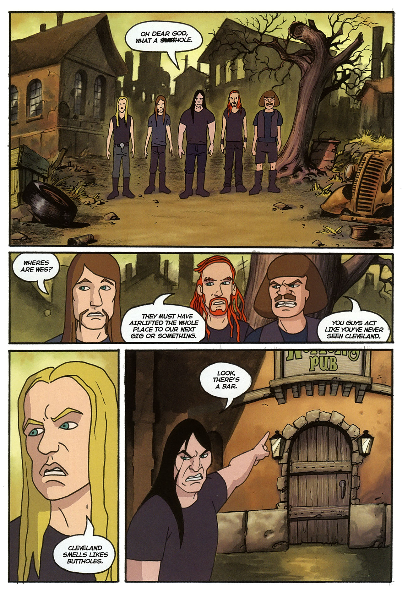 Read online Dethklok versus The Goon comic -  Issue # Full - 16