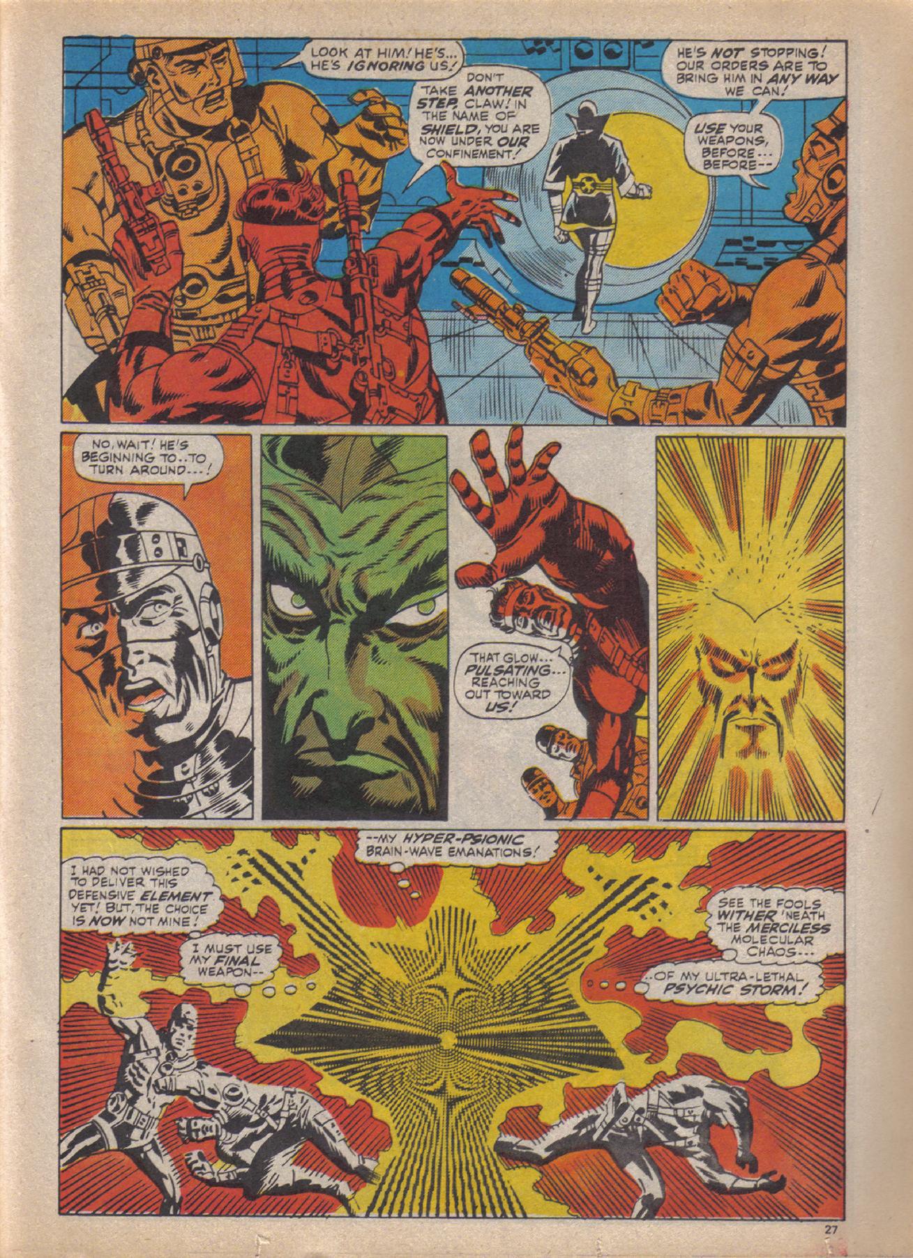 Read online Captain Britain (1976) comic -  Issue #14 - 27
