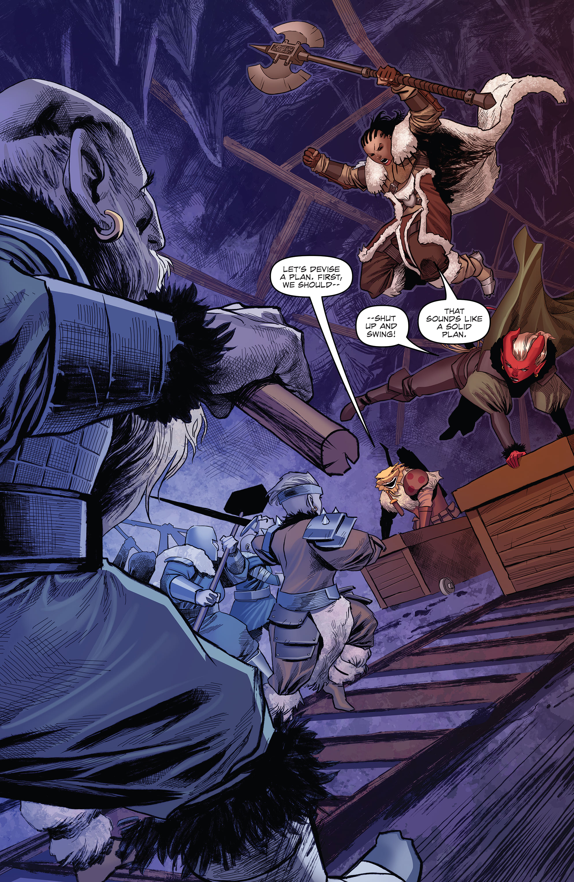 Read online Dungeons & Dragons: At the Spine of the World comic -  Issue #4 - 3