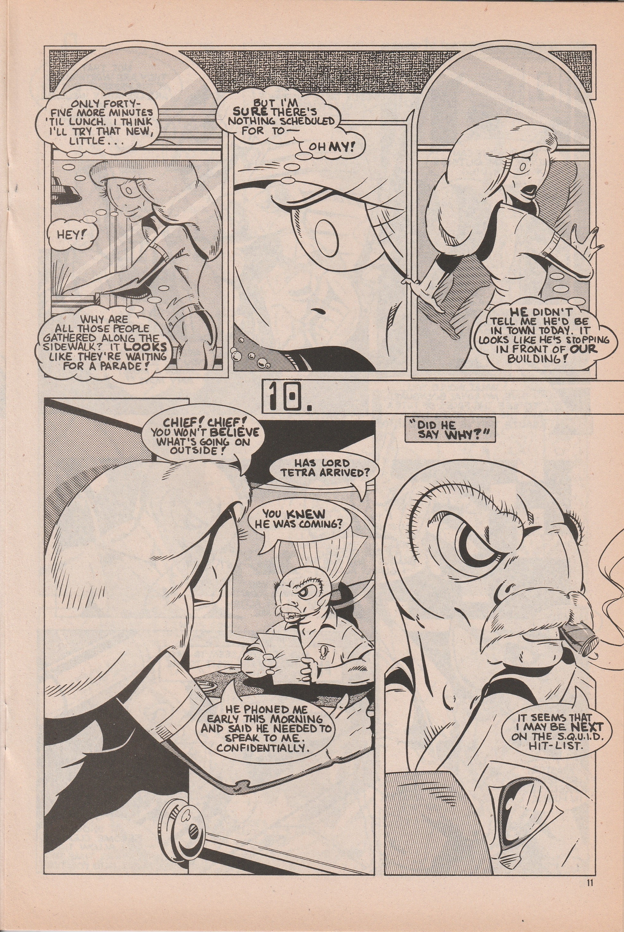 Read online The Fish Police comic -  Issue #9 - 13
