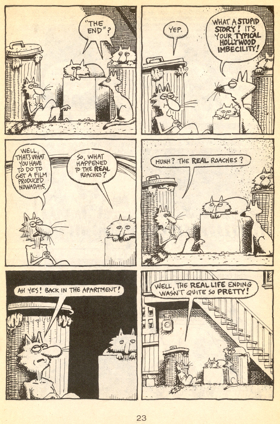 Read online Adventures of Fat Freddy's Cat comic -  Issue #6 - 25