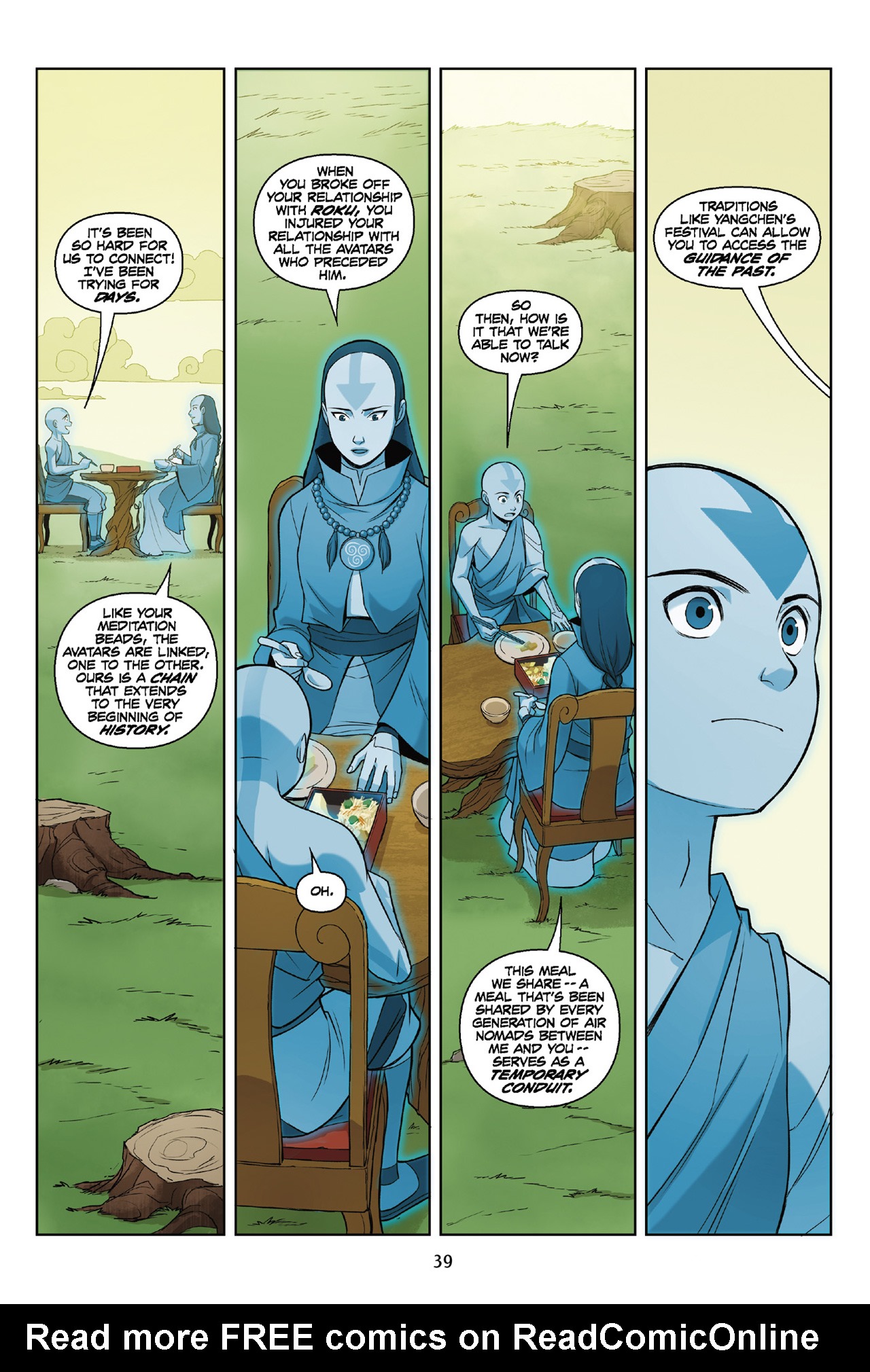 Read online Nickelodeon Avatar: The Last Airbender - The Rift comic -  Issue # Part 2 - 40