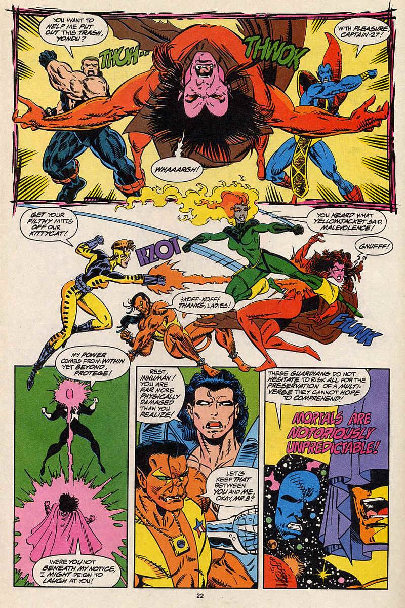 Read online Guardians of the Galaxy (1990) comic -  Issue #50 - 18