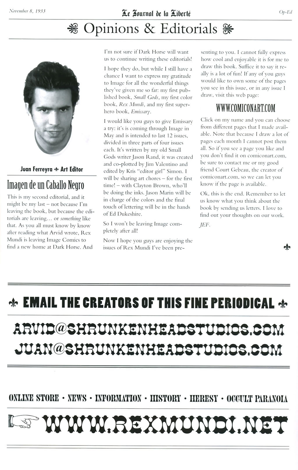 Read online Rex Mundi comic -  Issue #18 - 31