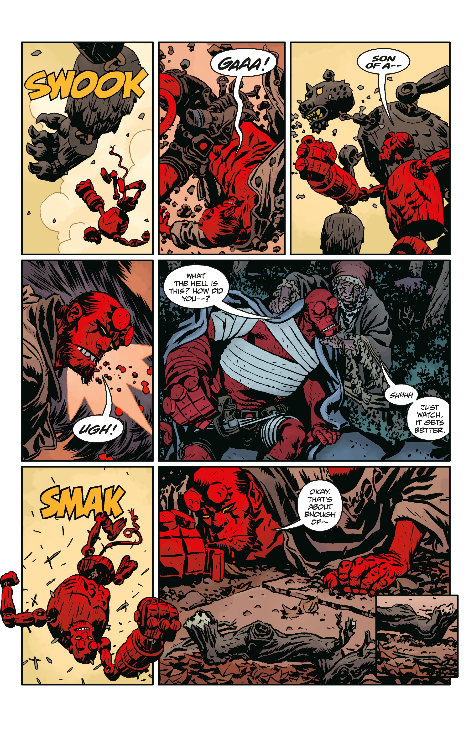 Read online Hellboy and the B.P.R.D.: The Beast of Vargu comic -  Issue # Full - 16