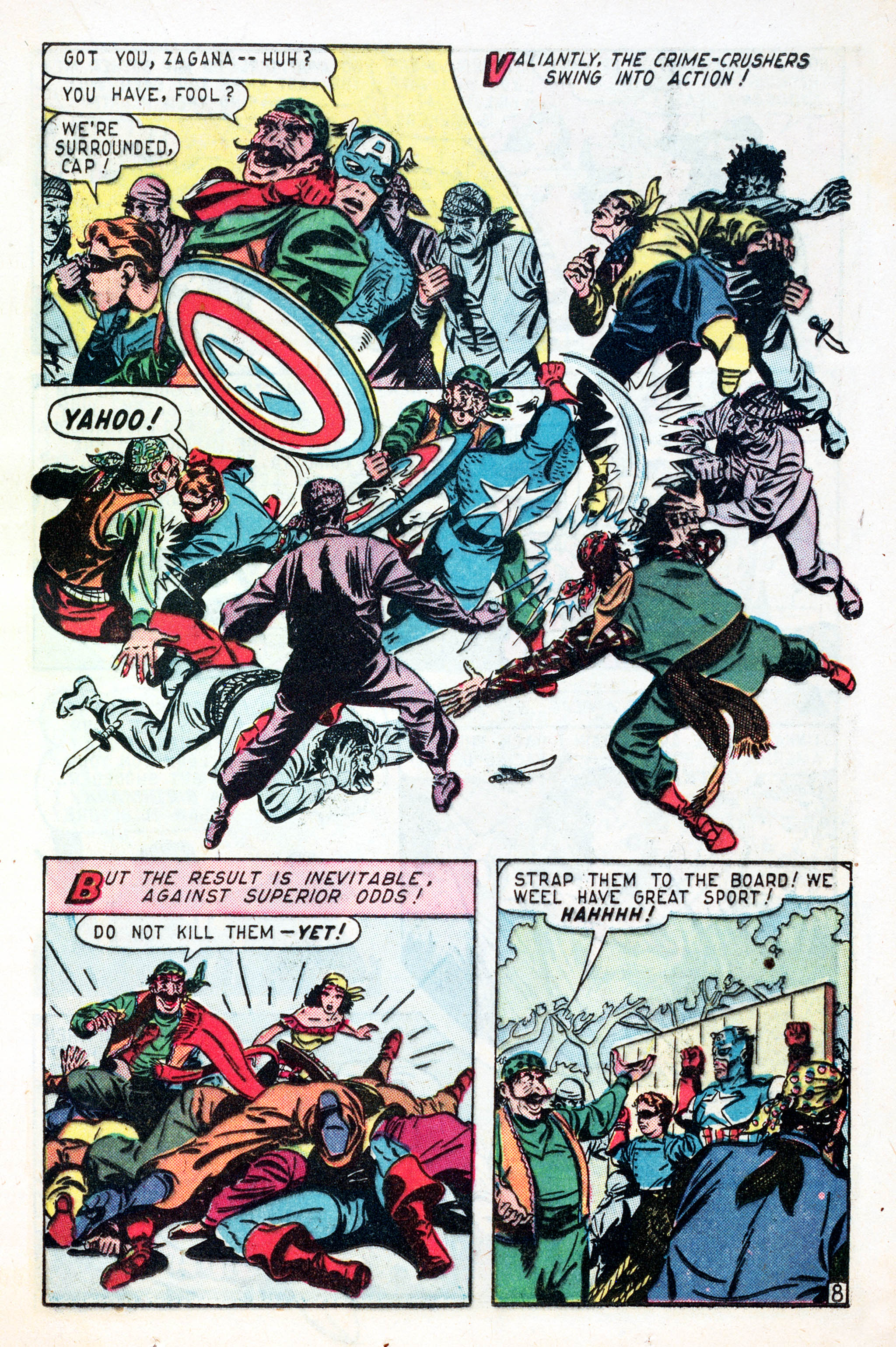 Read online Captain America Comics comic -  Issue #62 - 23