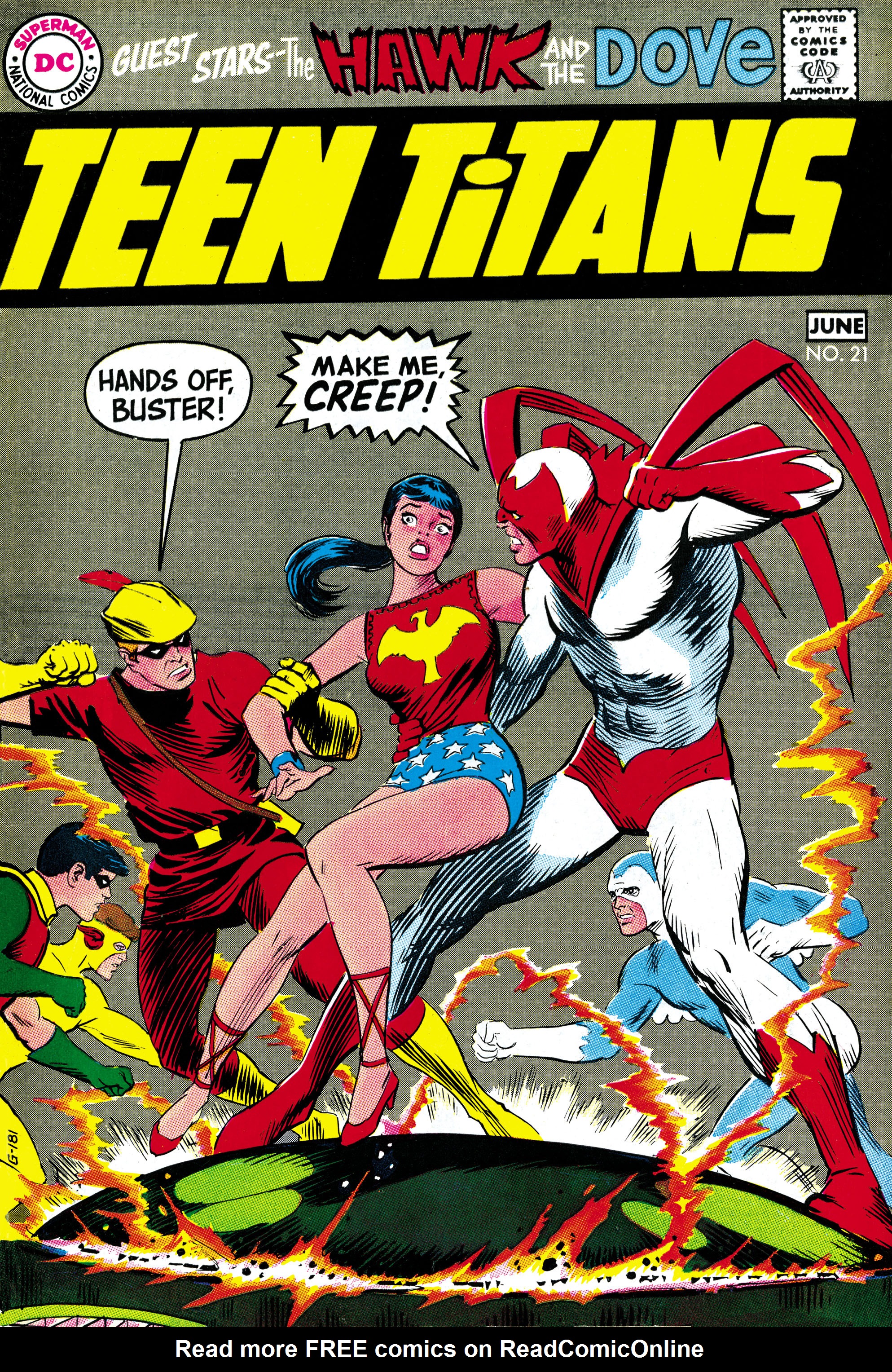 Read online Teen Titans (1966) comic -  Issue #21 - 1