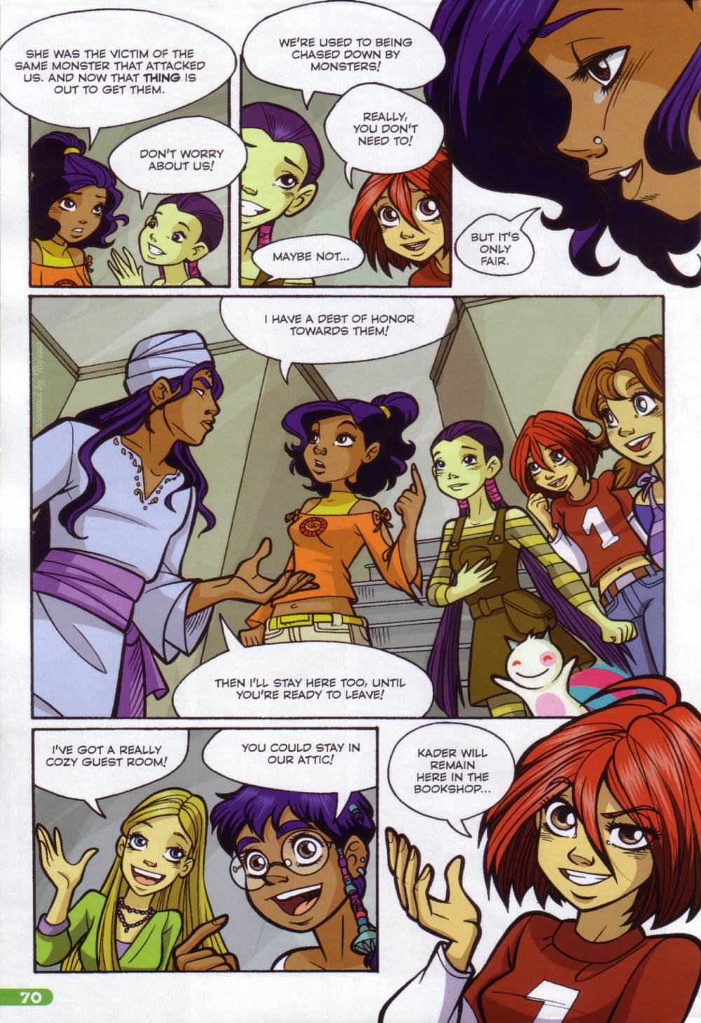 Read online W.i.t.c.h. comic -  Issue #67 - 61