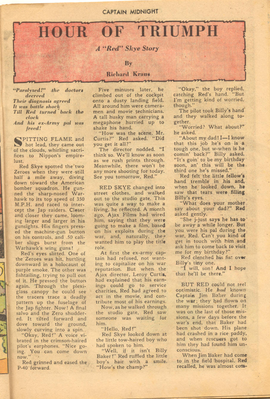 Read online Captain Midnight (1942) comic -  Issue #51 - 31