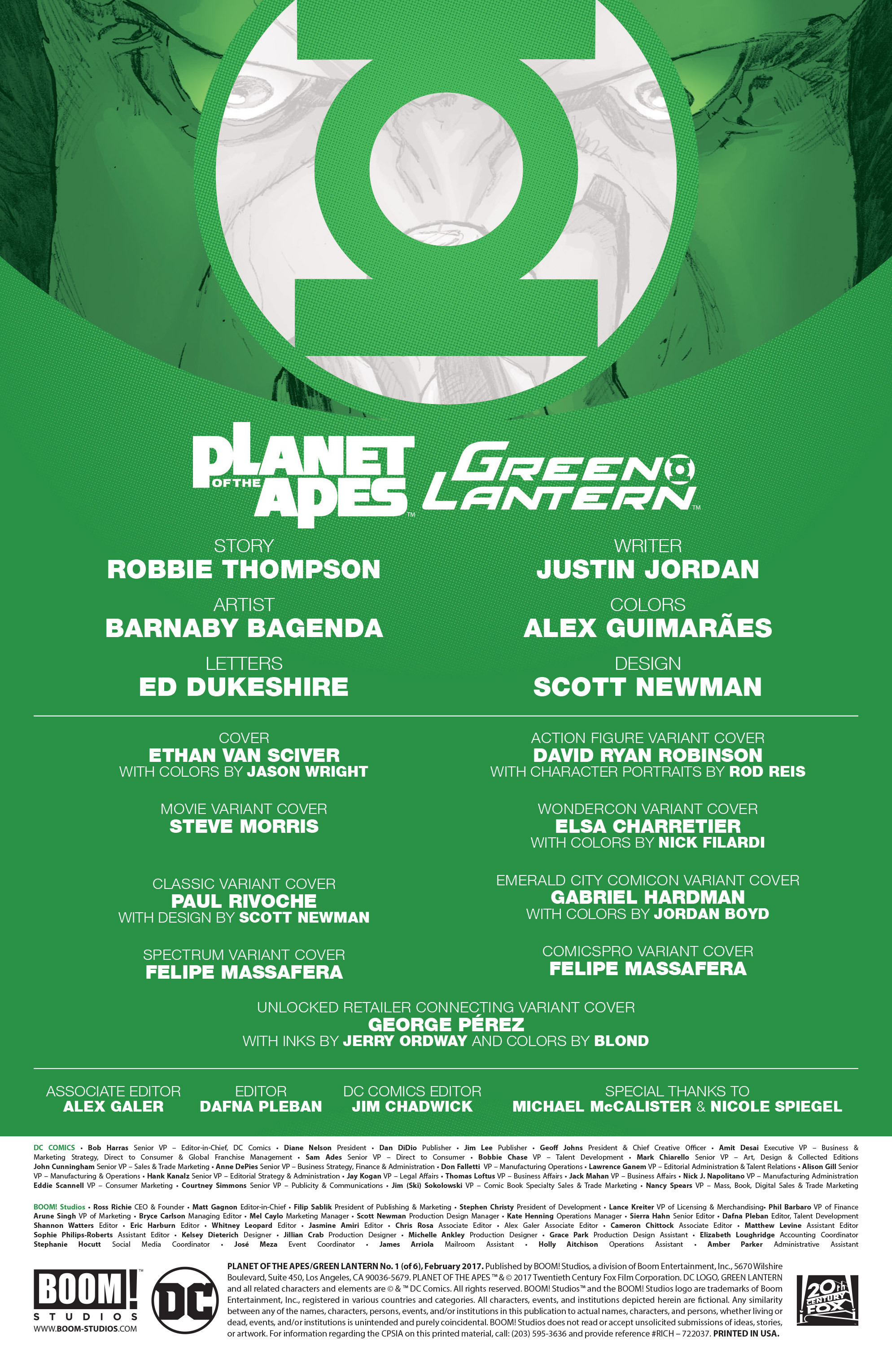 Read online Planet of the Apes/Green Lantern comic -  Issue #1 - 2
