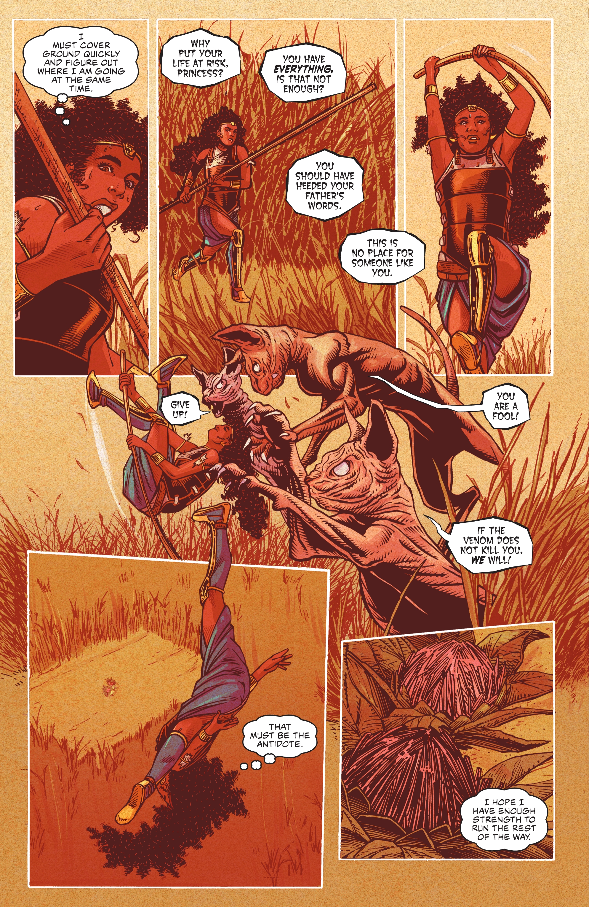 Read online Nubia: Queen of the Amazons comic -  Issue #4 - 7