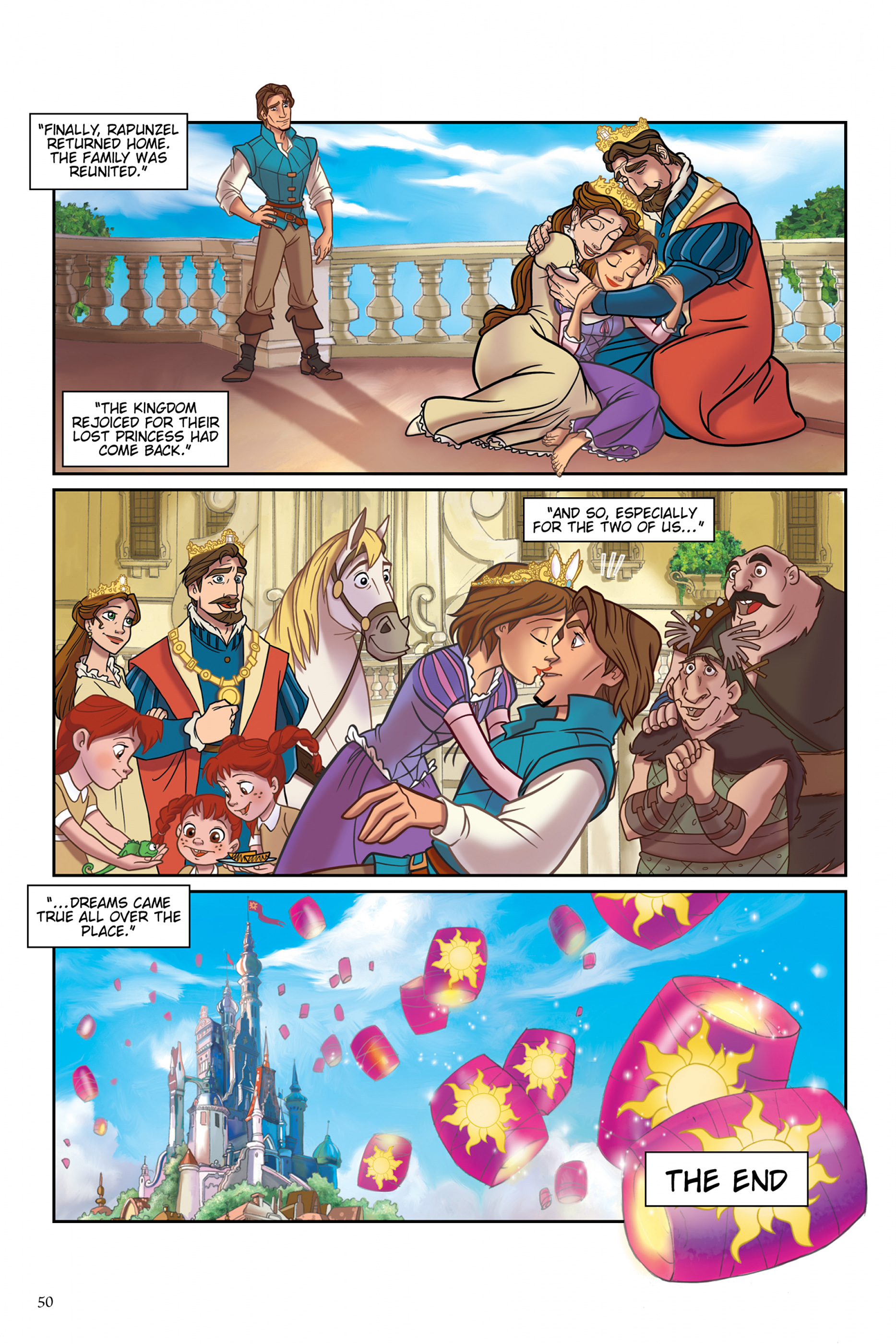 Read online Disney Tangled: The Story of the Movie in Comics comic -  Issue # Full - 52