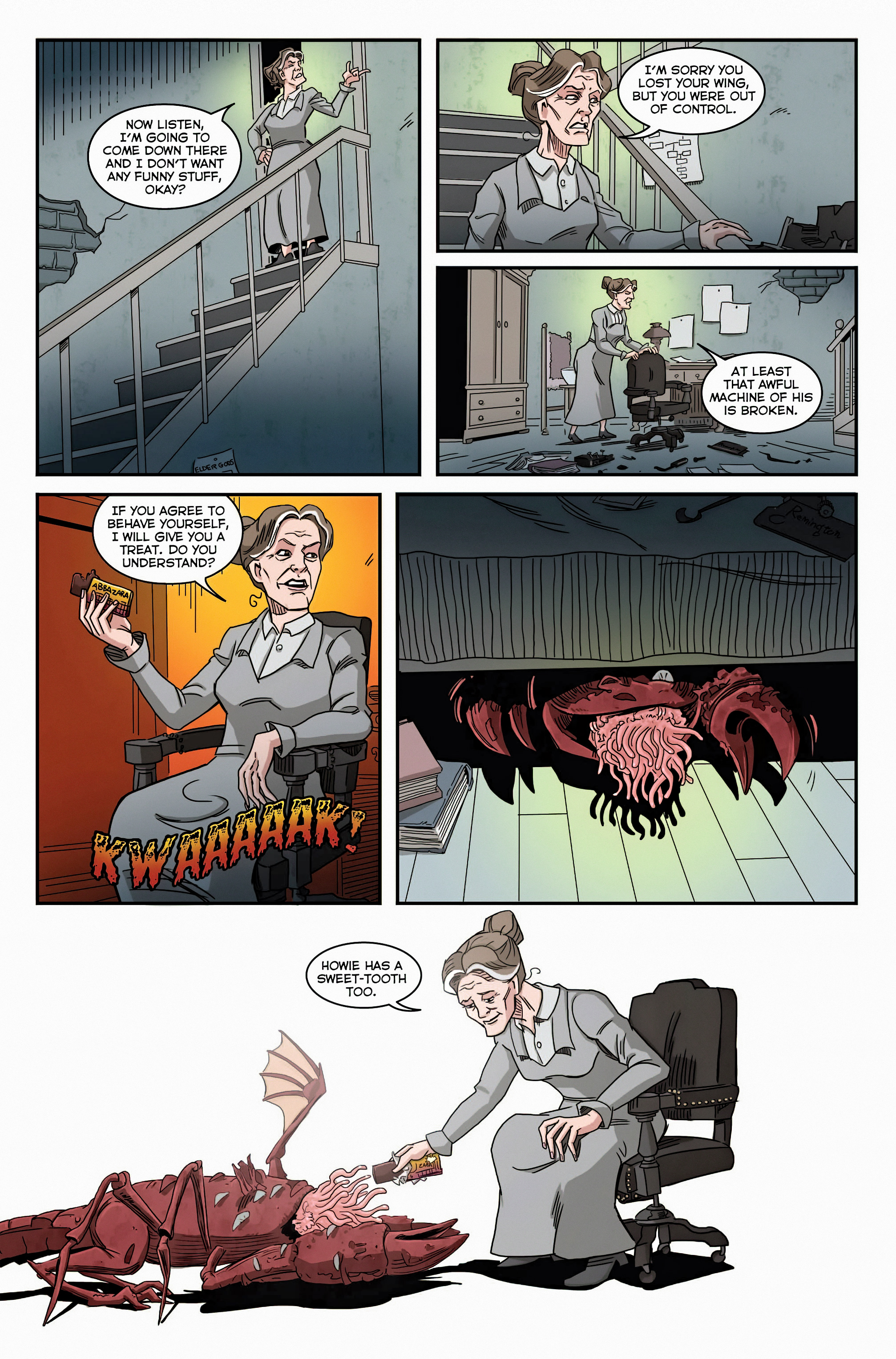Read online Herald: Lovecraft and Tesla comic -  Issue #2 - 21
