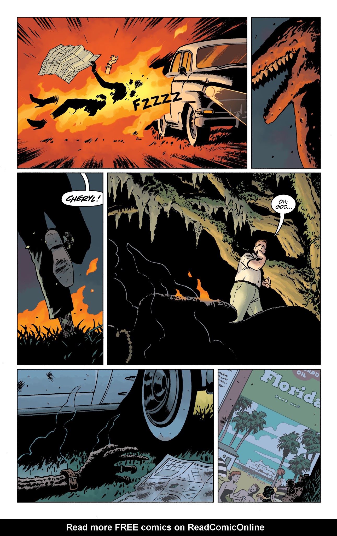 Read online Hellboy and the B.P.R.D.: 1955--Burning Season comic -  Issue # Full - 4