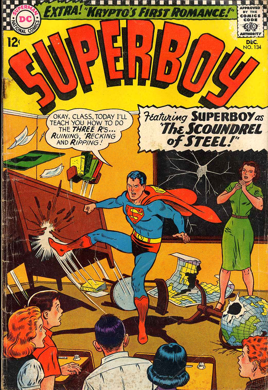 Read online Superboy (1949) comic -  Issue #134 - 1