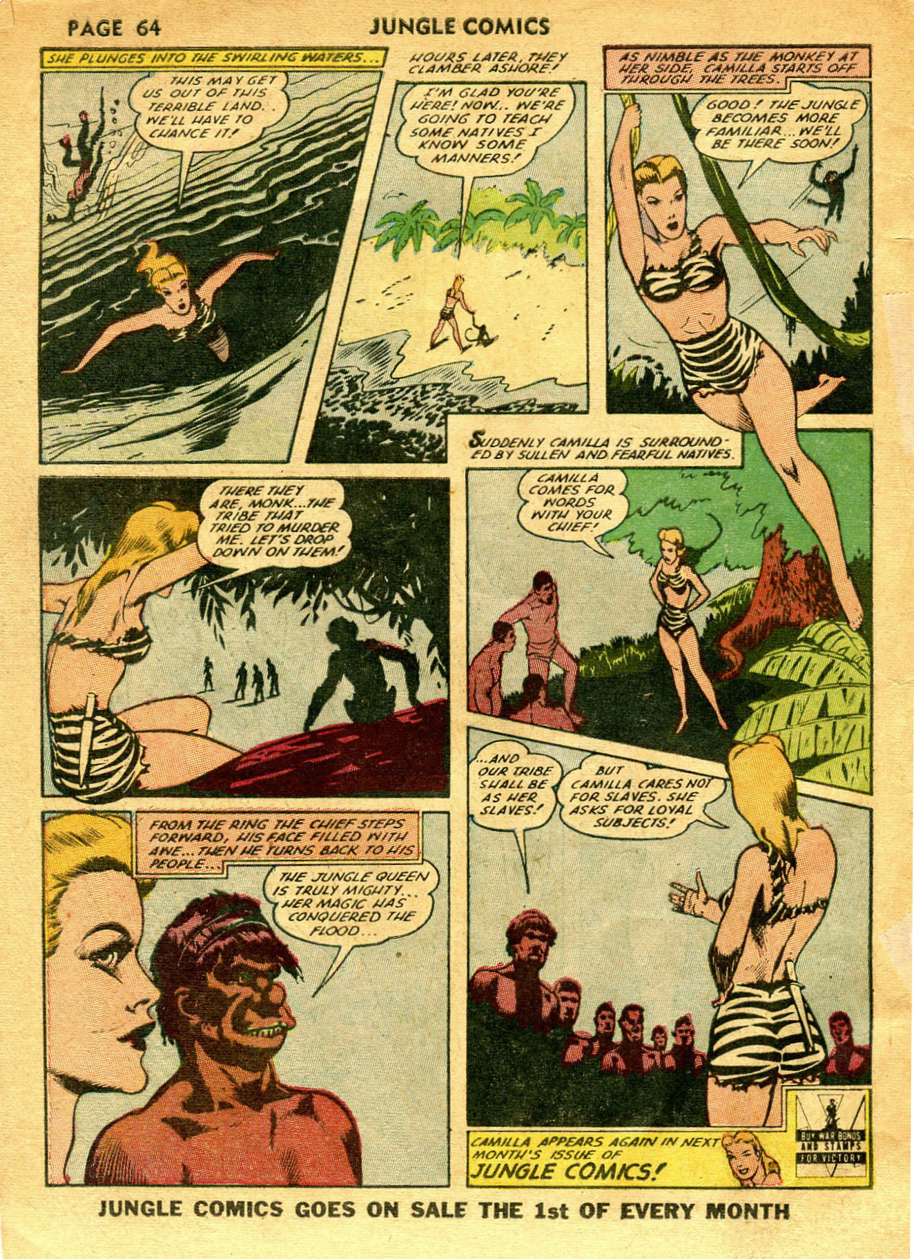 Read online Jungle Comics comic -  Issue #33 - 66