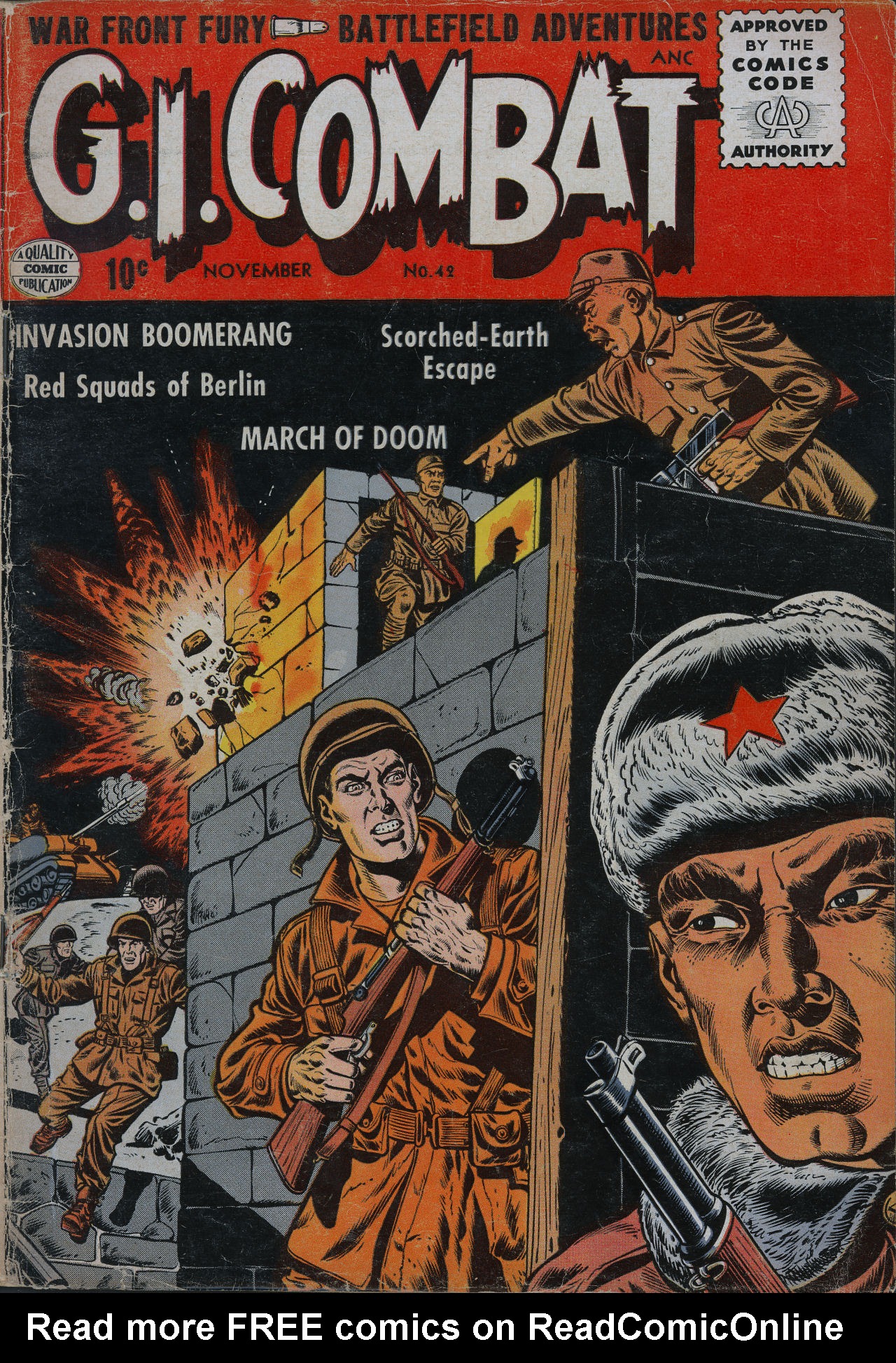 Read online G.I. Combat (1952) comic -  Issue #42 - 1