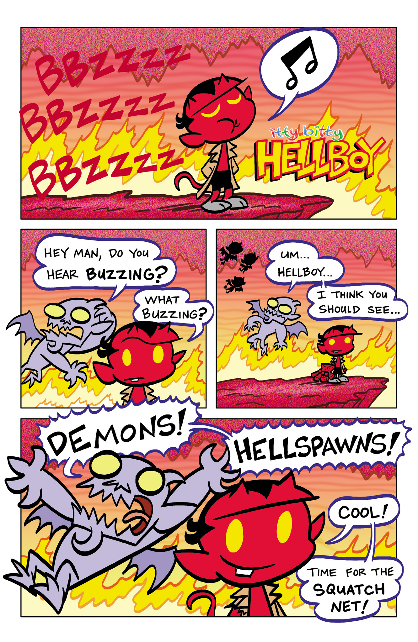 Read online Itty Bitty Hellboy comic -  Issue #3 - 18