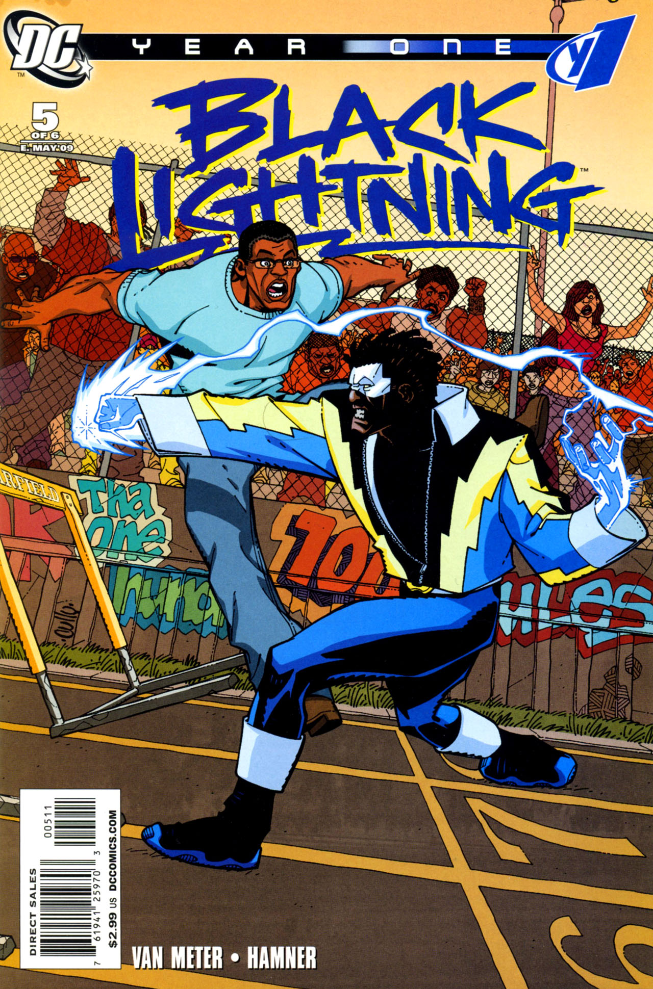 Read online Black Lightning: Year One comic -  Issue #5 - 1