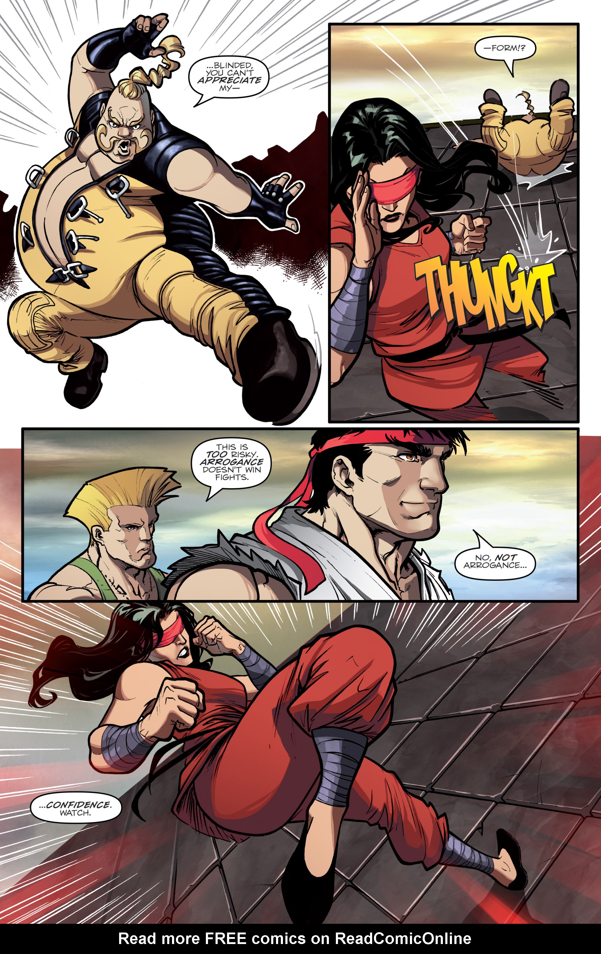 Read online Street Fighter X G.I. Joe comic -  Issue #4 - 5