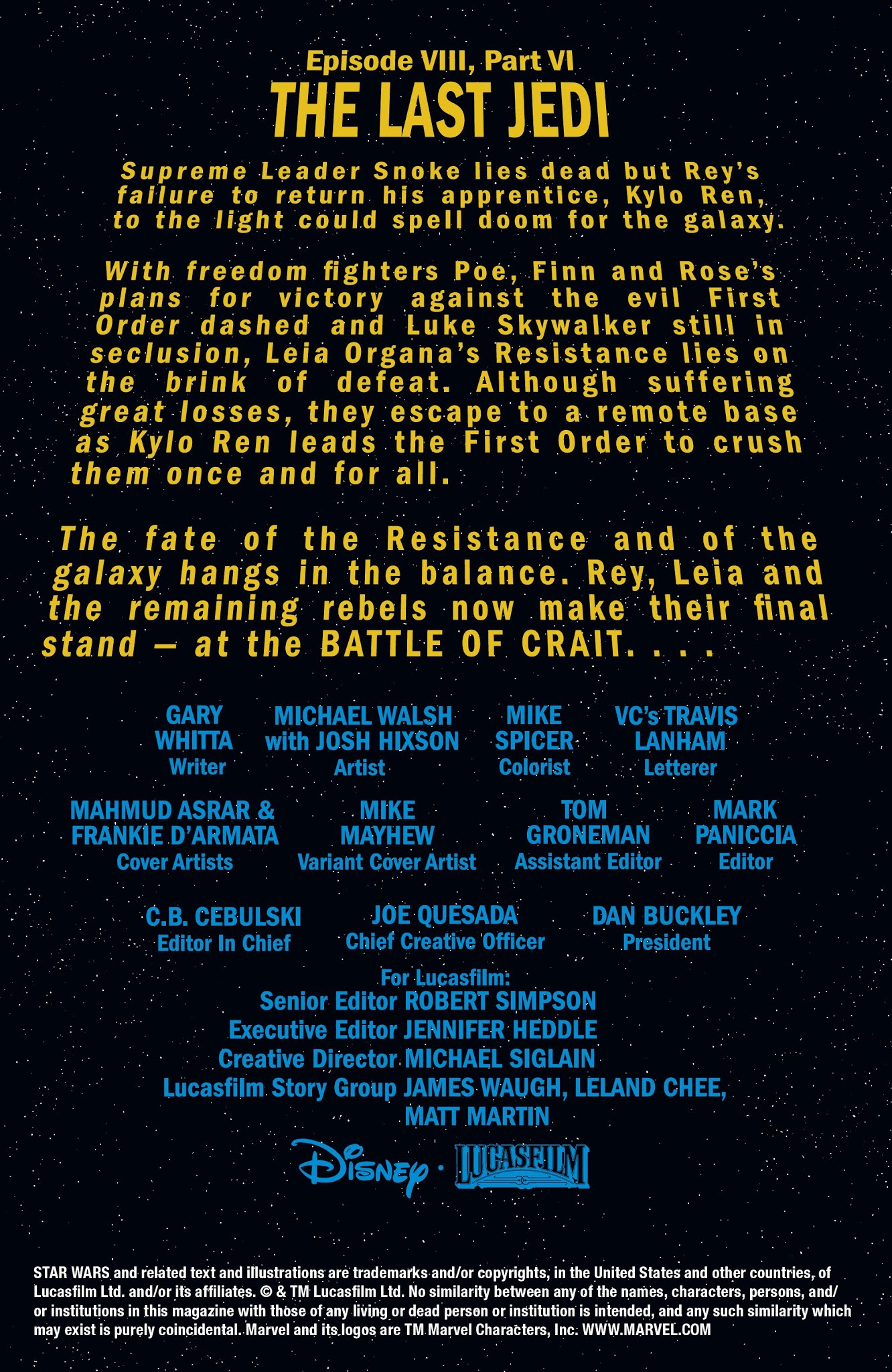 Read online Star Wars: The Last Jedi Adaptation comic -  Issue #6 - 2