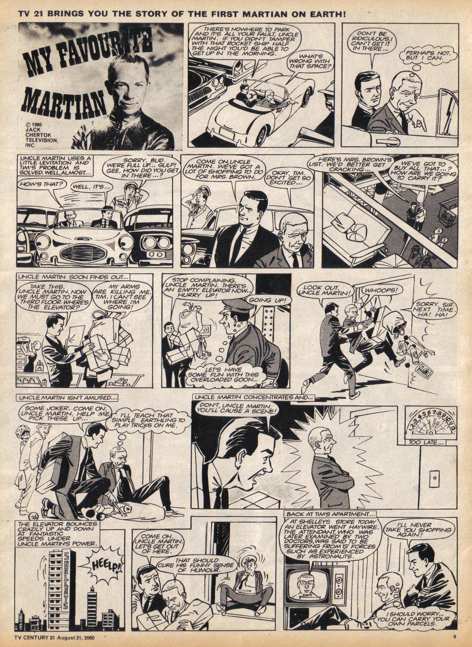 Read online TV Century 21 (TV 21) comic -  Issue #31 - 9