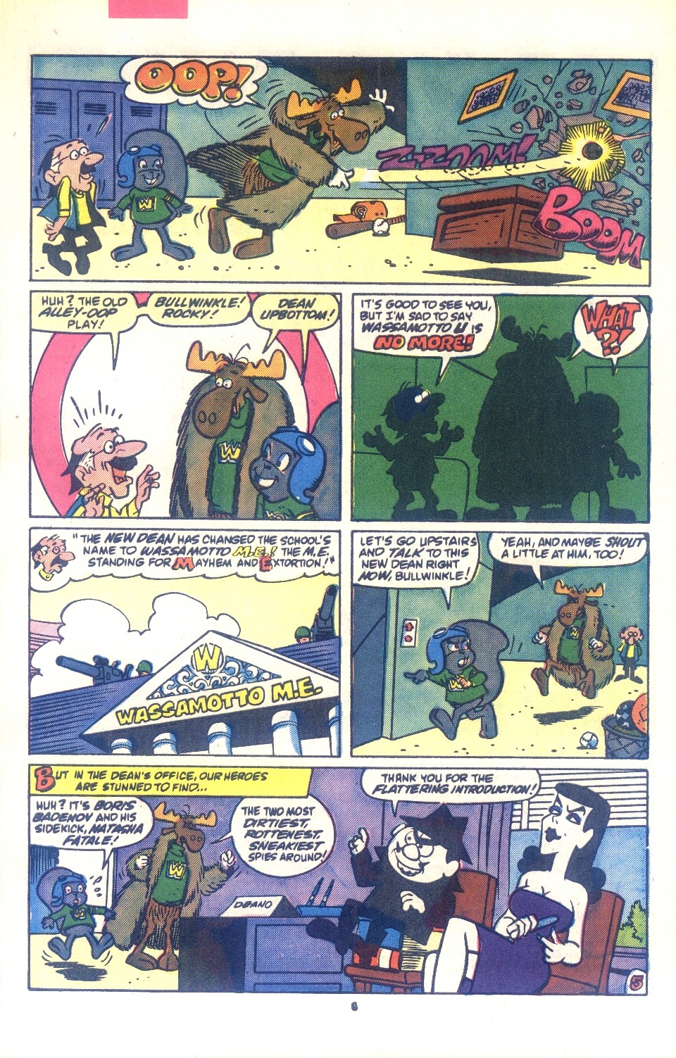 Read online Bullwinkle and Rocky comic -  Issue #7 - 8