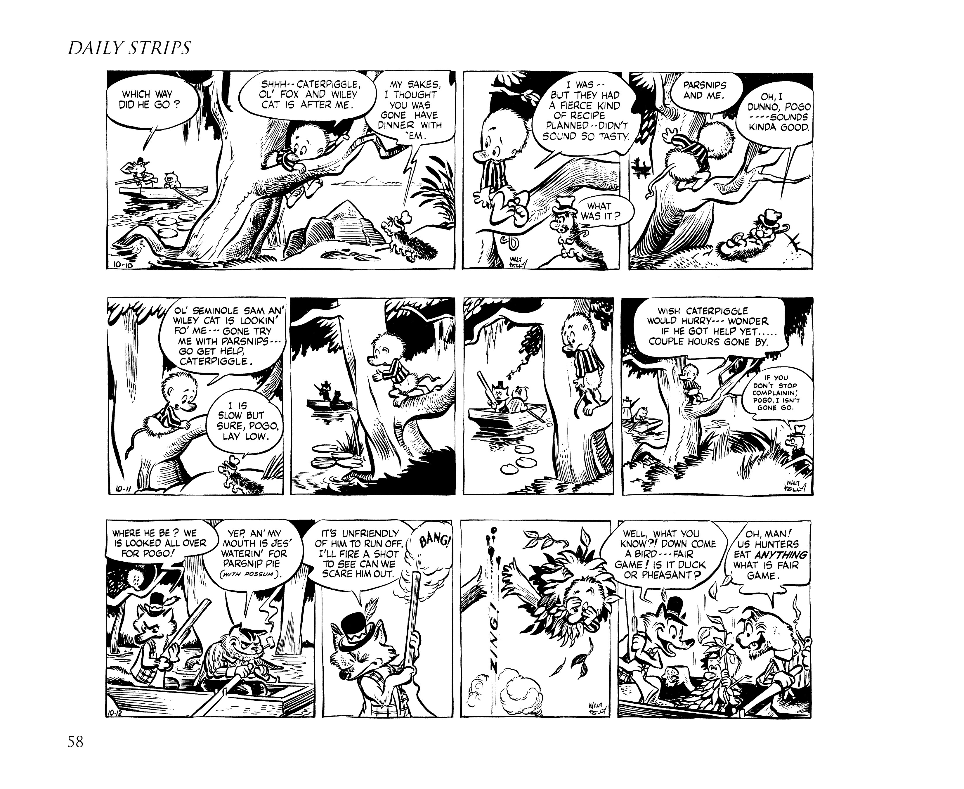 Read online Pogo by Walt Kelly: The Complete Syndicated Comic Strips comic -  Issue # TPB 1 (Part 1) - 76