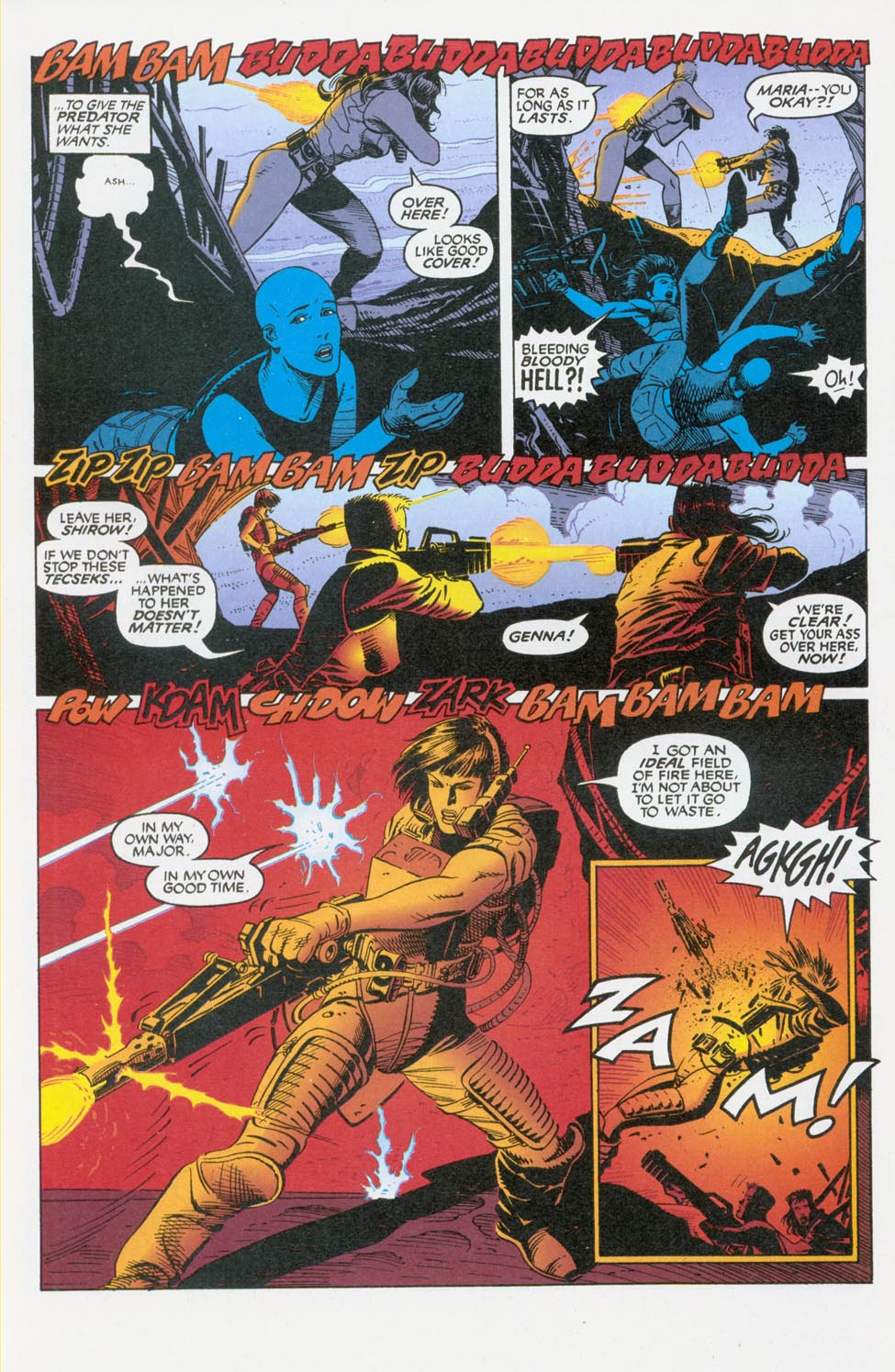 Read online Aliens/Predator: The Deadliest of the Species comic -  Issue #8 - 9