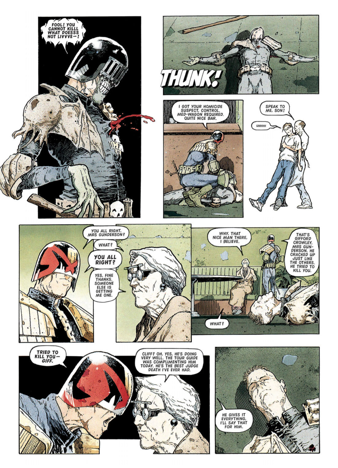 Read online Judge Dredd Megazine (Vol. 5) comic -  Issue #355 - 124