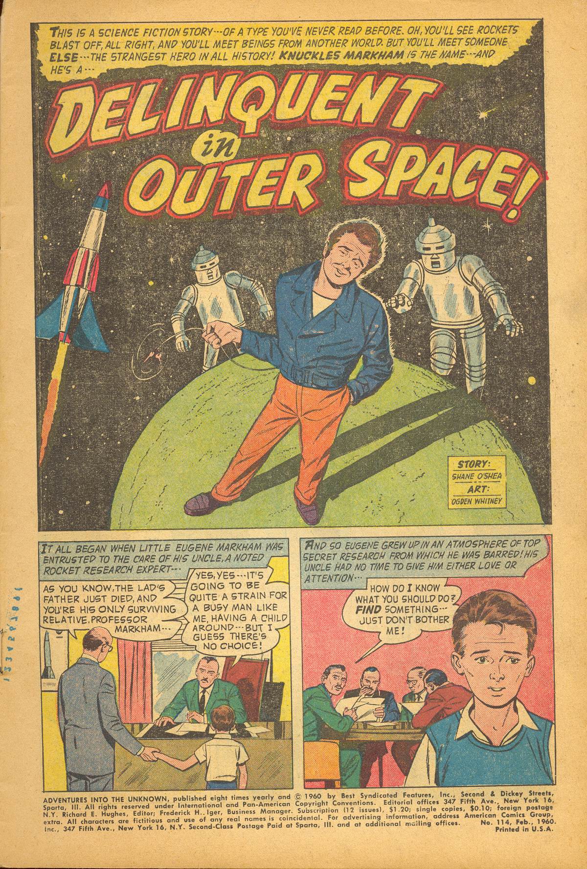 Read online Adventures Into The Unknown comic -  Issue #114 - 3